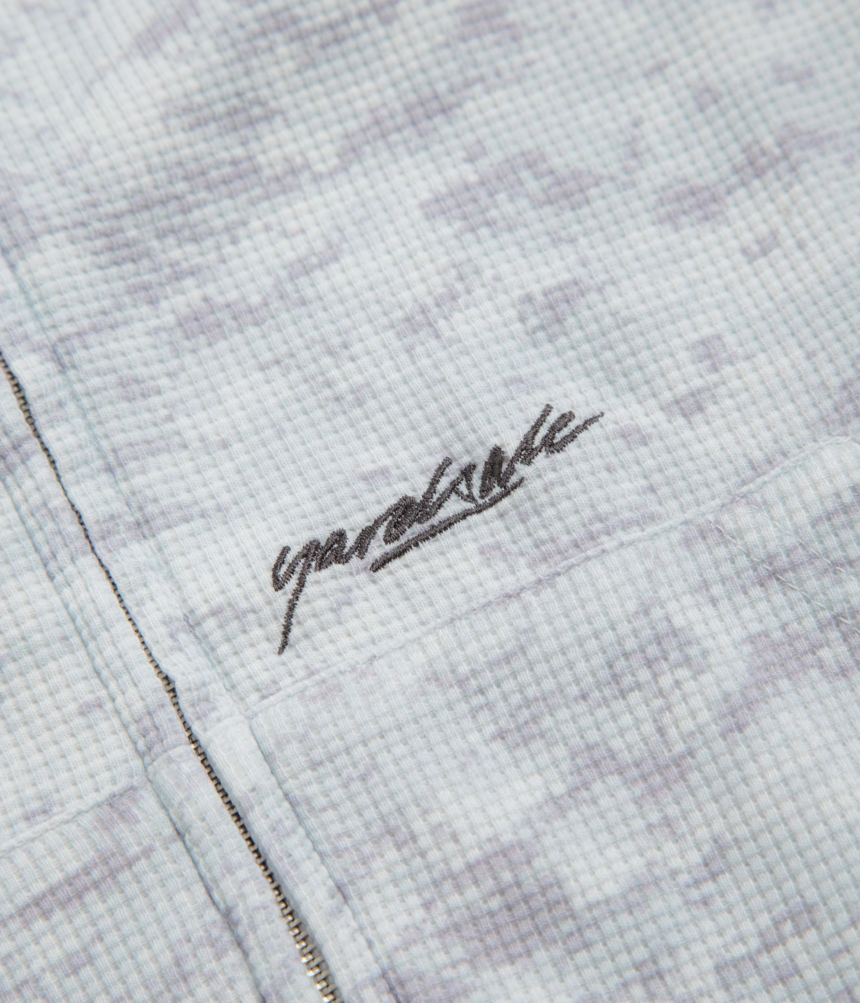 Flatlock Seams Themed wear Yardsale Camo Zero Hoodie - Off White