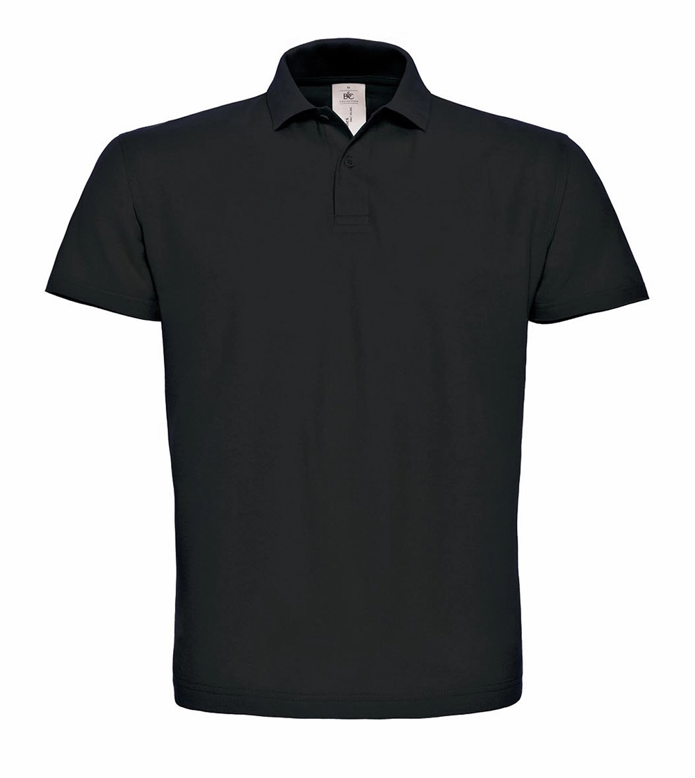 Id 001 Polo Shirt | BLACK Minimal Comfort