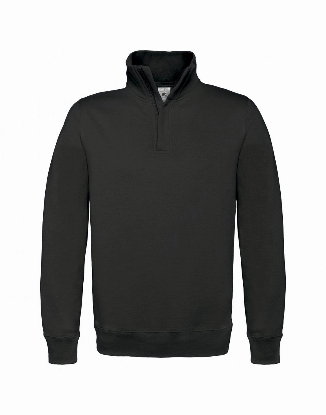 Id.004 Quarter Zip Sweatshirt | BLACK Graphic Art product team spirit