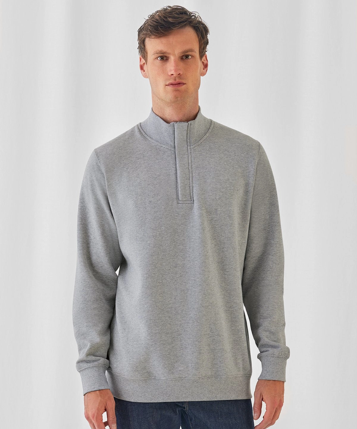 Trend Focus Id.004 Quarter Zip Sweatshirt | BLACK