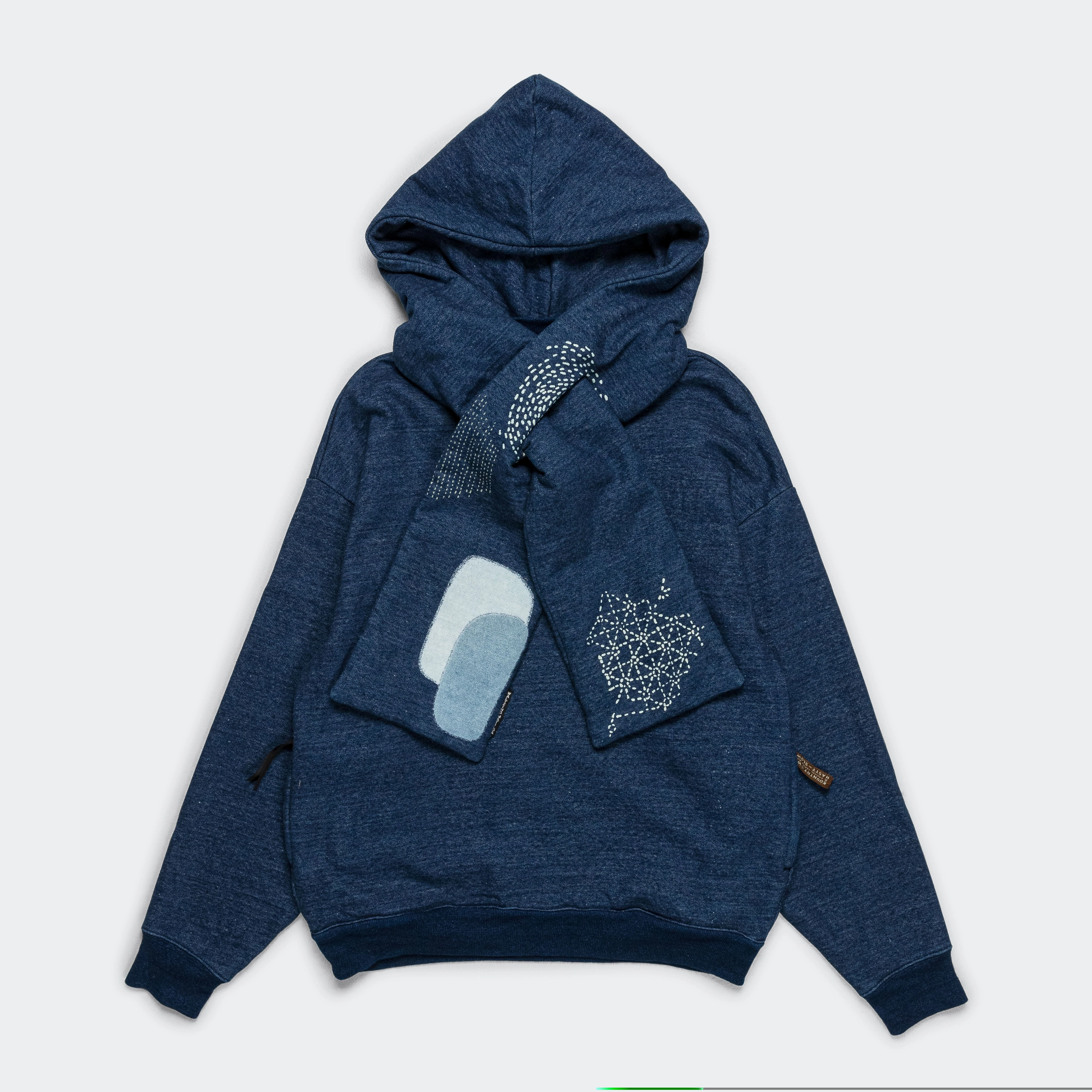 Smooth Zipper Action Pocket Details IDG SWT Knit BORA KESA Parka - IDG