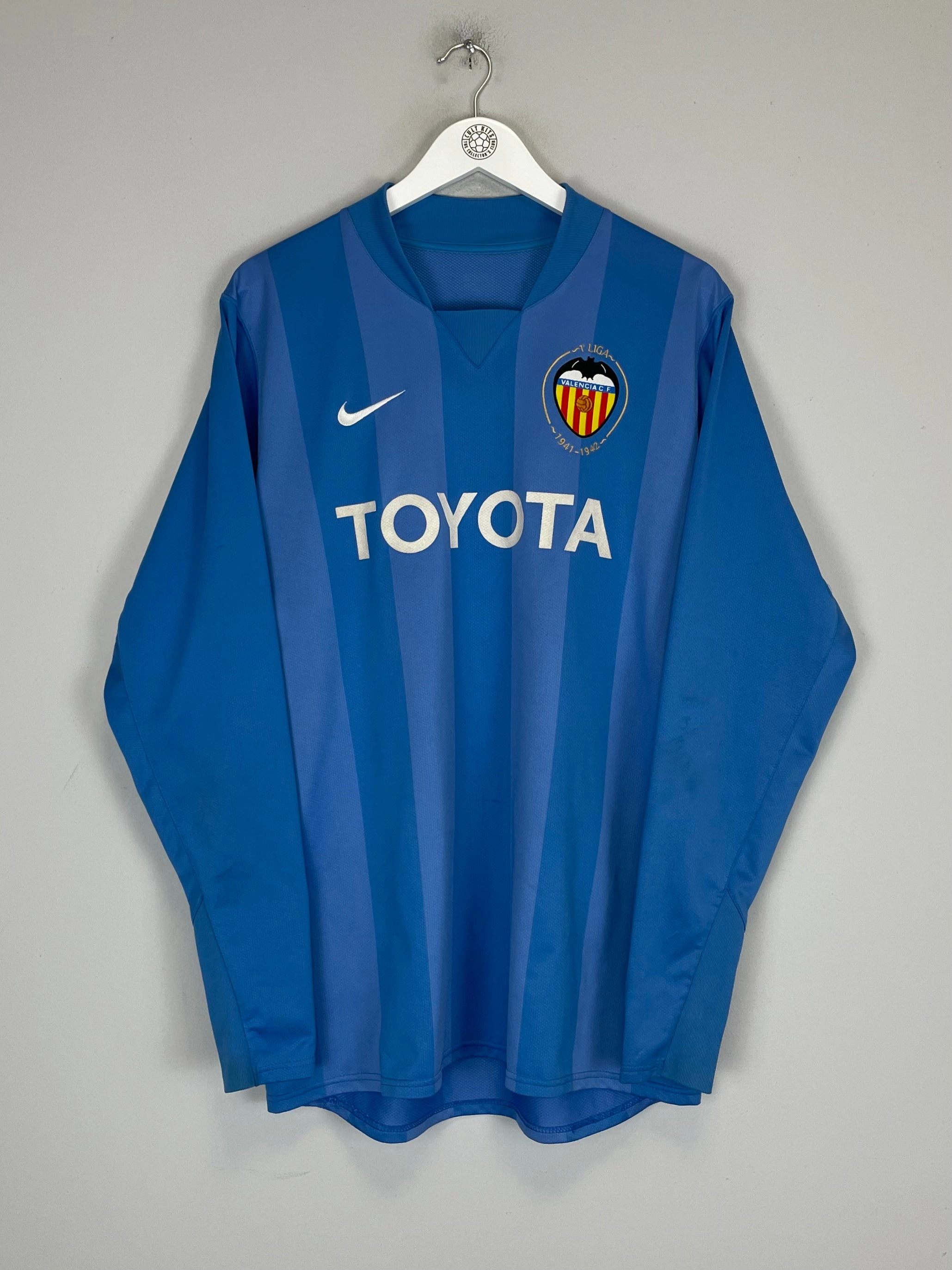 Moisture Control Lining 2007/08 VALENCIA *PLAYER ISSUE* GK SHIRT (XL) NIKE