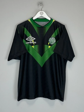 Bonded Armhole 1994/96 CELTIC TRAINING SHIRT (L) UMBRO