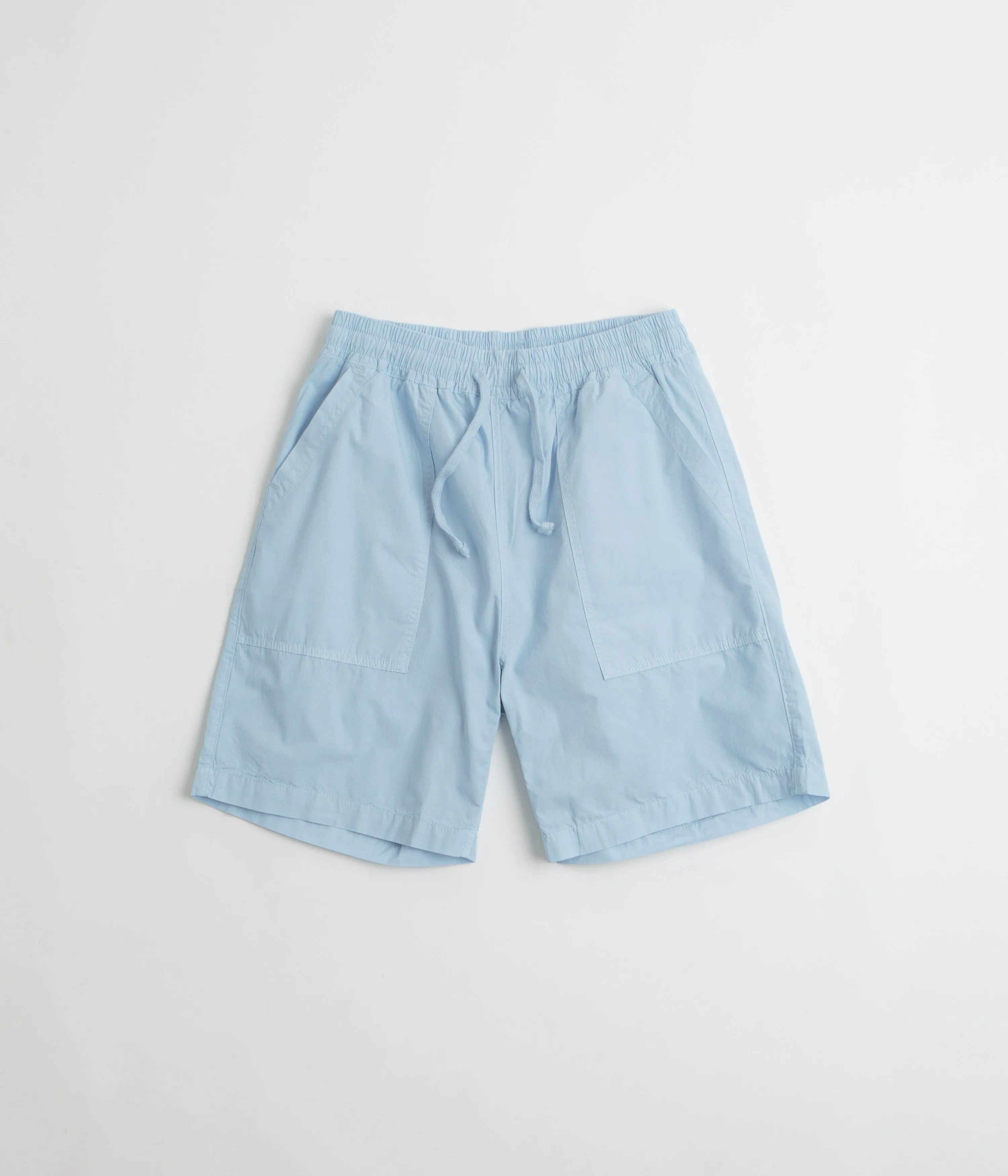 Double Layered Construction Service Works Poplin Chef Shorts - Powder