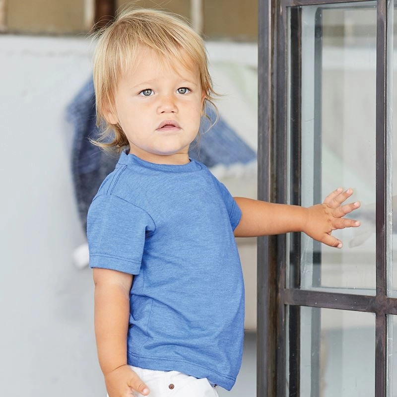 Breathable wear Active Trend Canvas Toddler Crew Neck T-Shirt | ASPHALT