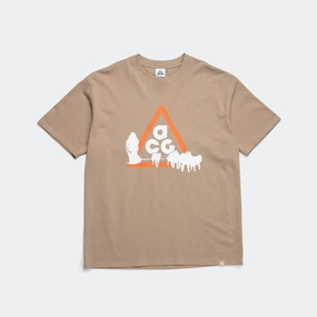 Dri-FIT 'Dog Sled' SS Tee - Khaki Comfy Look Wear Versatile Layering Piece