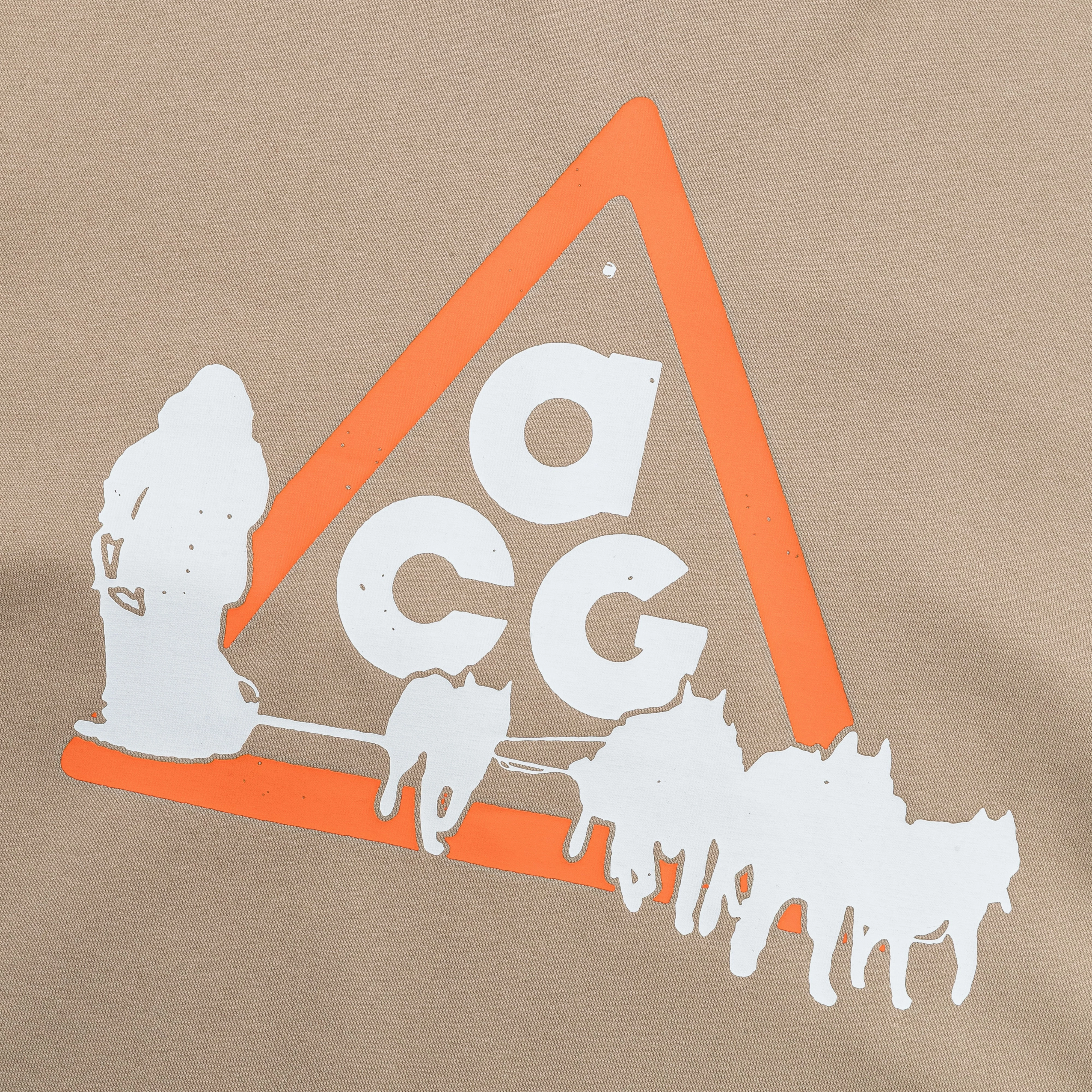 MinimalistDesign Outdoor Fashion Dri-FIT 'Dog Sled' SS Tee - Khaki