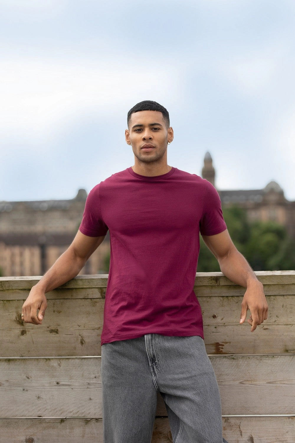 The 100 T | KELLY GREEN loose but not baggy City Outfit