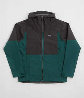 Patagonia Boulder Fork Rain Jacket - Cascade Green firefighters