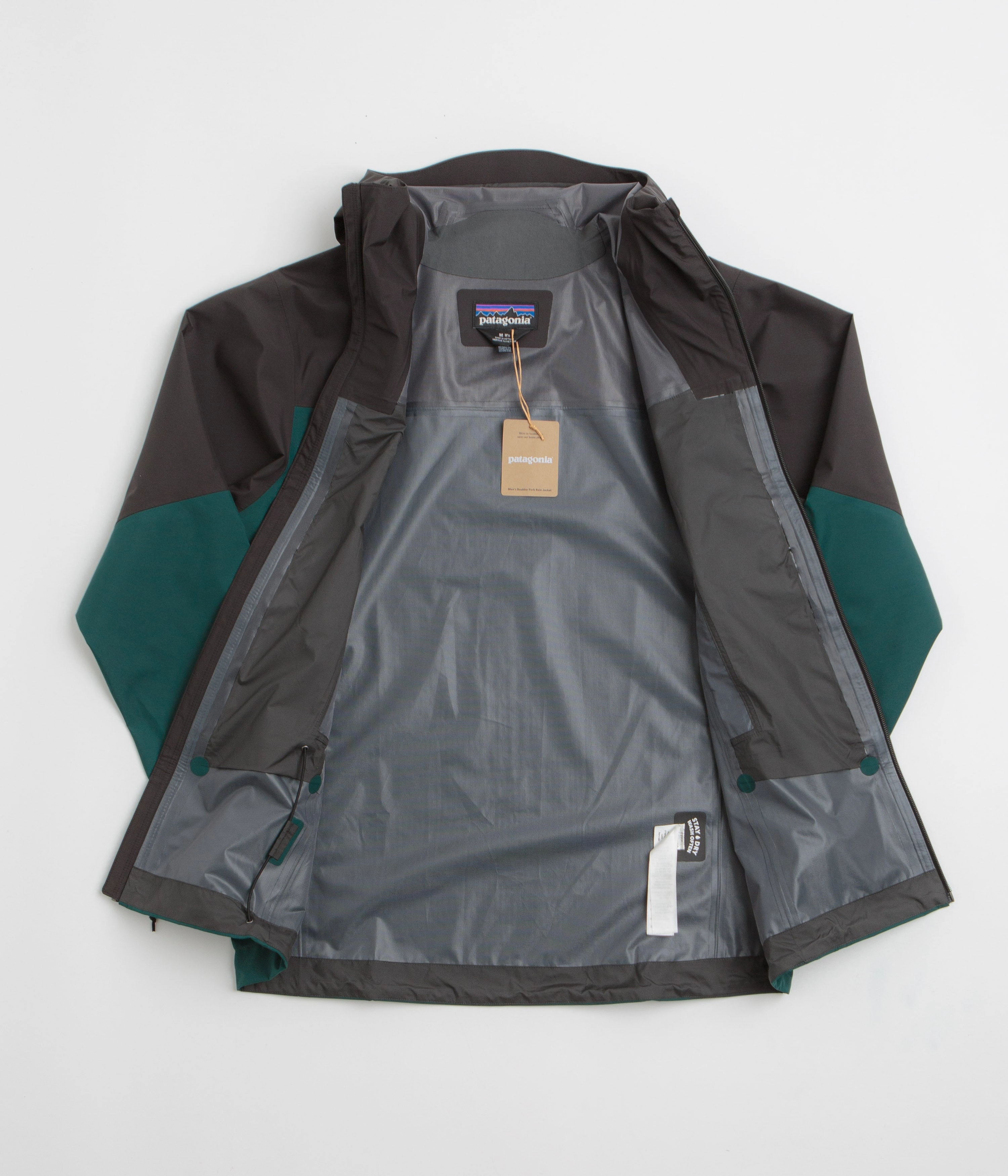 Endorse Patagonia Boulder Fork Rain Jacket - Cascade Green