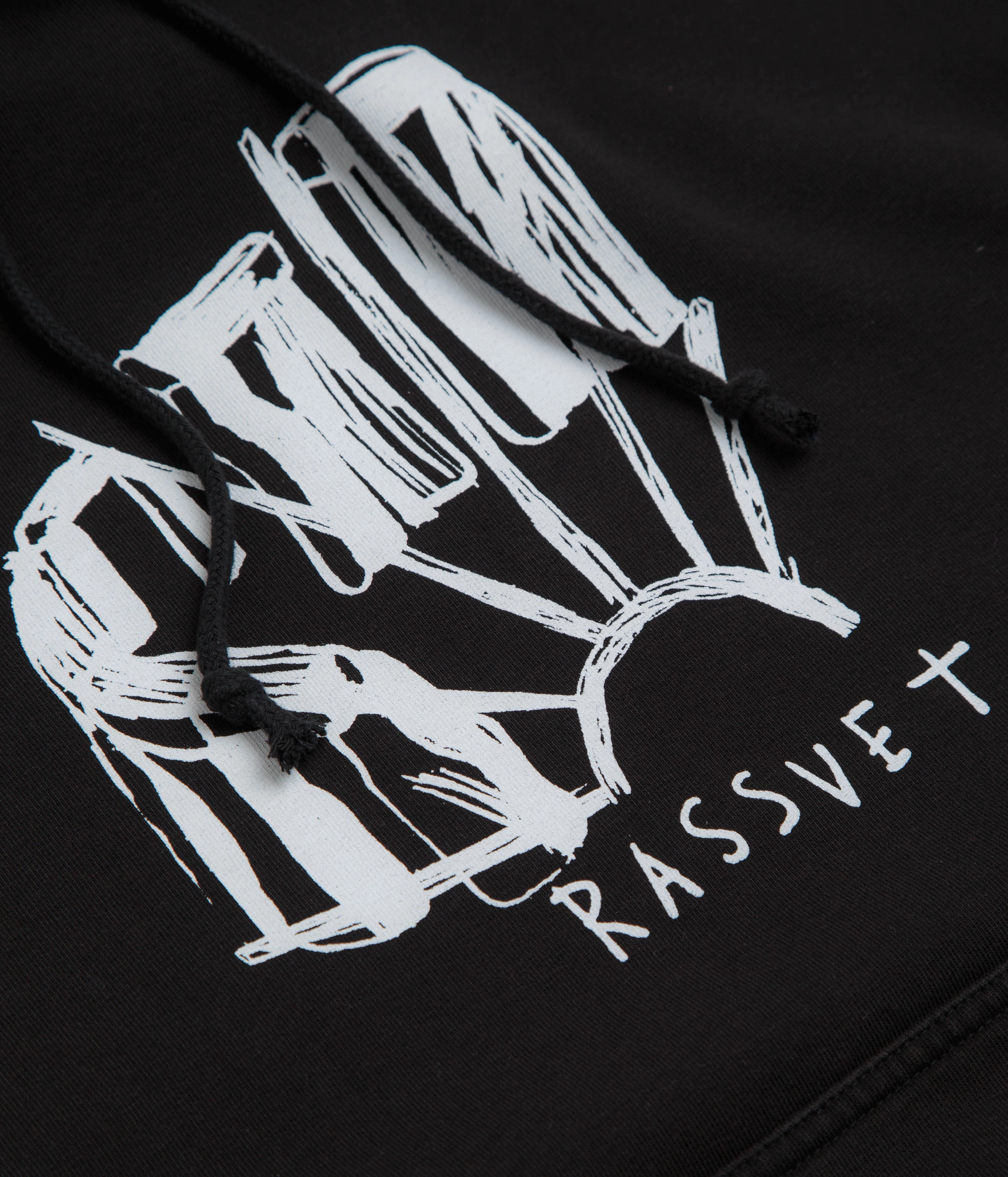 Peccary like Rassvet x Rock Solid Hoodie - Black