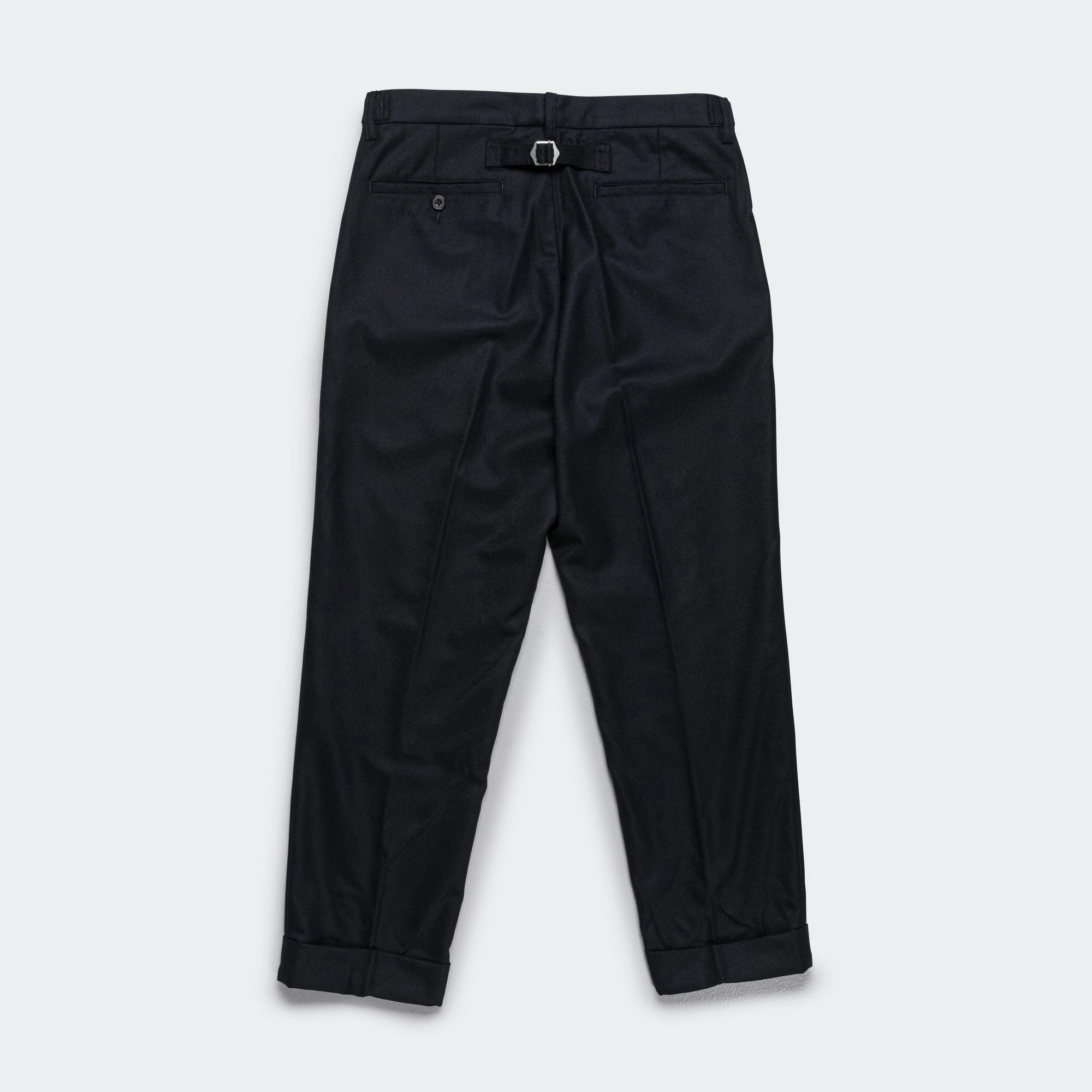 IVY Trousers Ankle-Cut Flannel - Navy Shape Retention