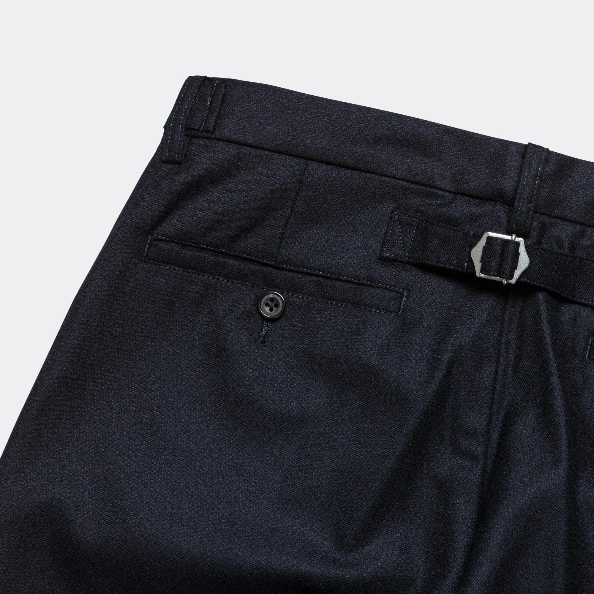 IVY Trousers Ankle-Cut Flannel - Navy Stretch Comfort TearResistantMaterial