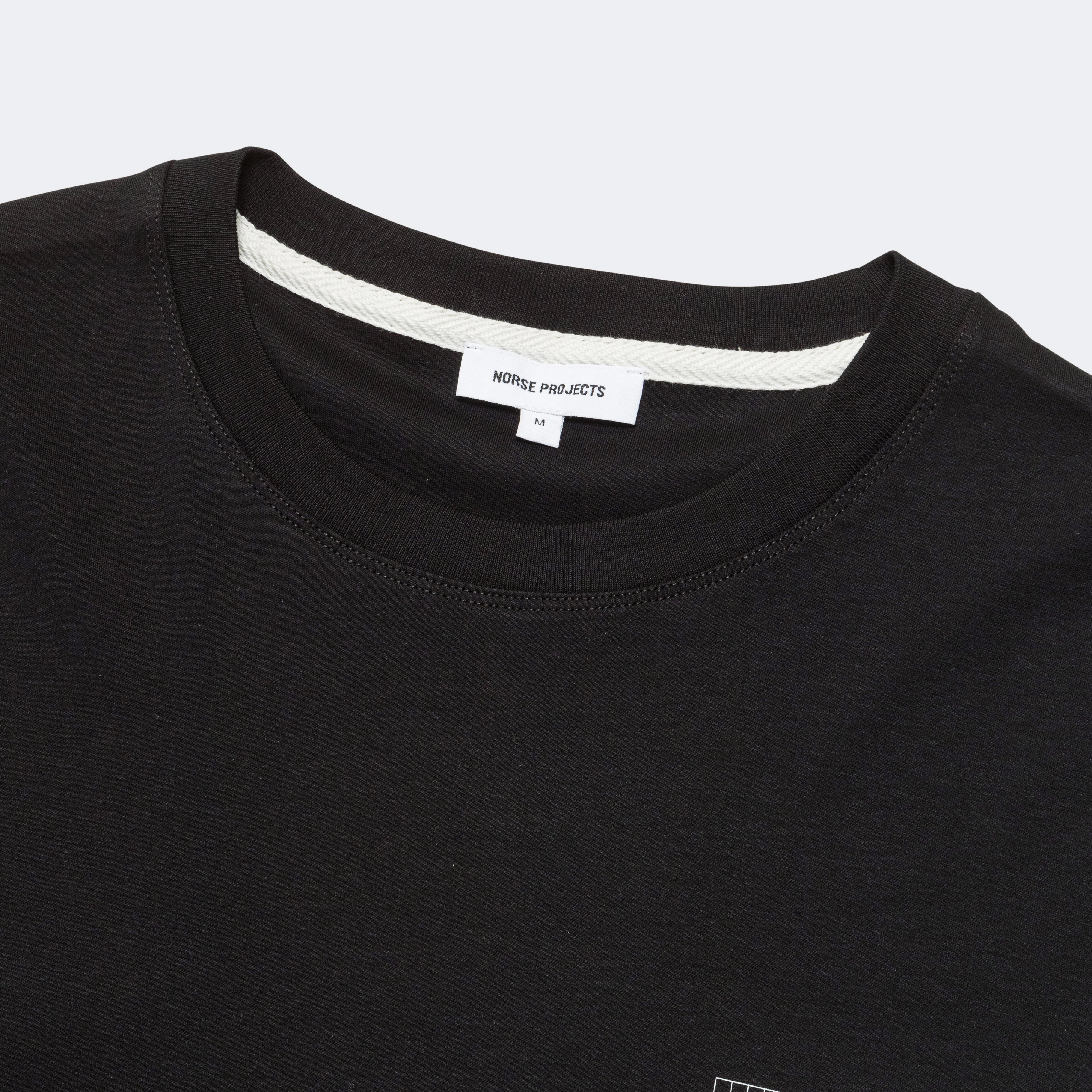 Jakob Organic Interlock Jersey Print 1 - Black Seasonal Collection