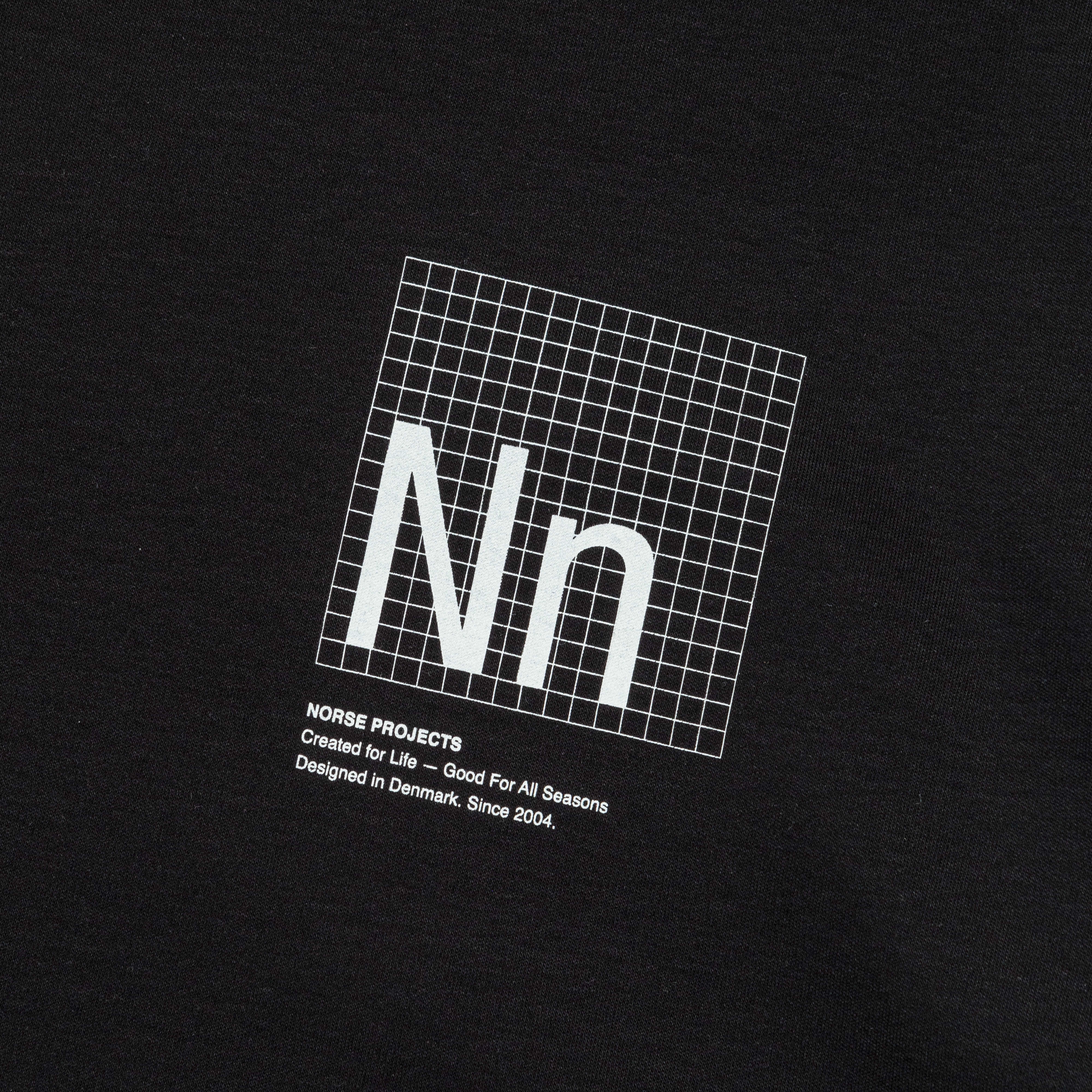 Jakob Organic Interlock Jersey Print 1 - Black Sweat-Absorbing Seasonal Trend