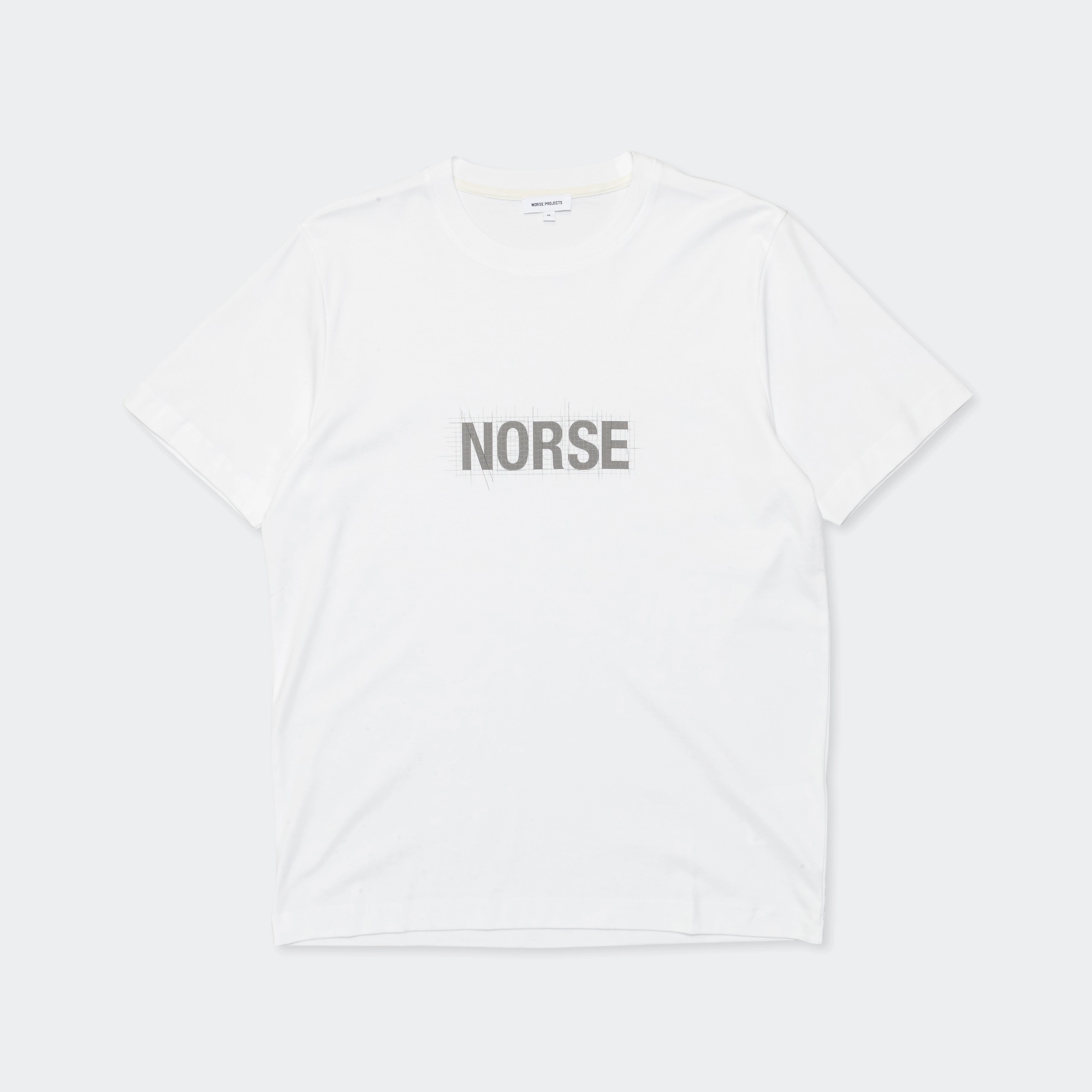 Breathable Layer Jakob Organic Interlock Jersey Print 2 - White