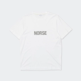 Breathable Layer Jakob Organic Interlock Jersey Print 2 - White