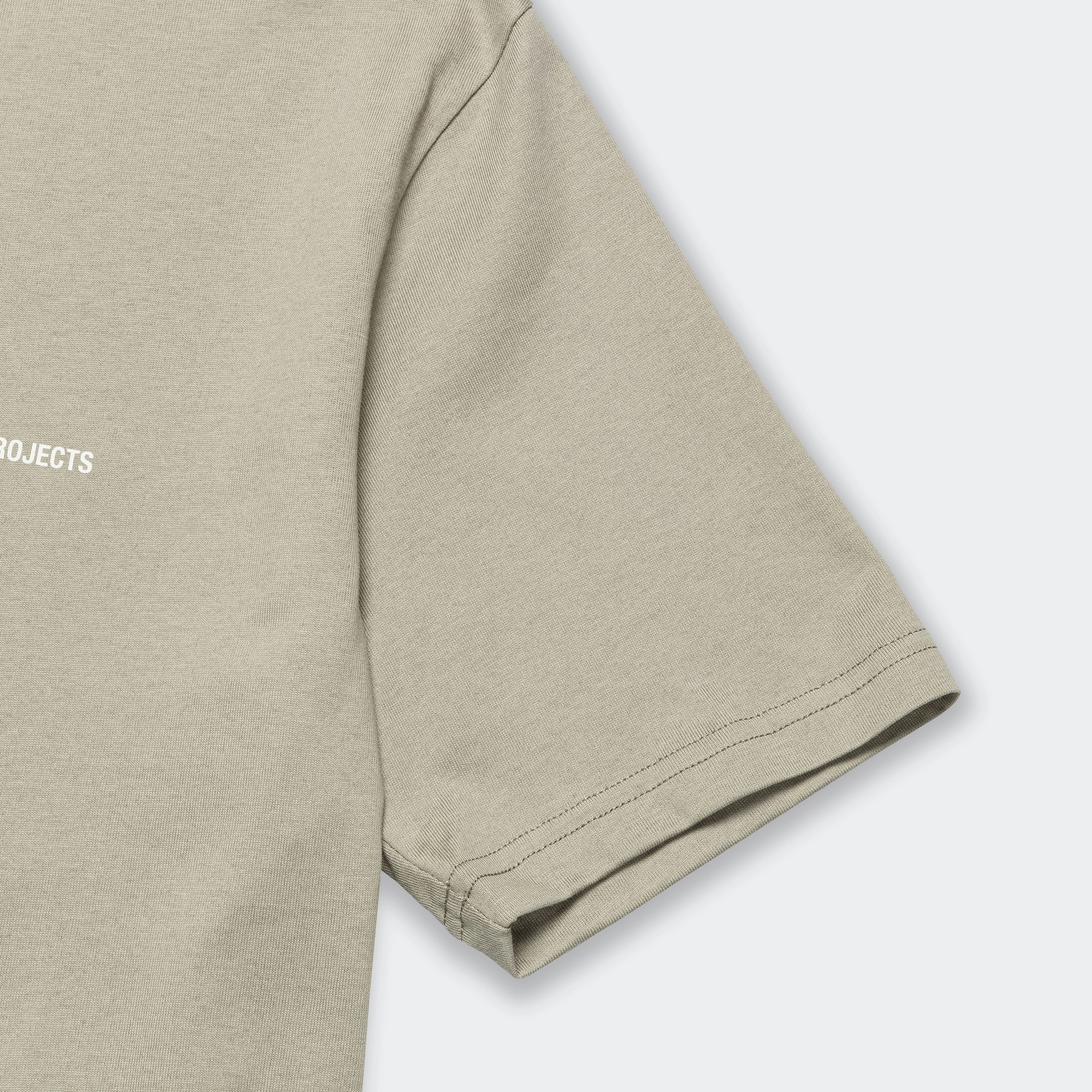 Johannes Logo T-Shirt - Clay Striped modernity