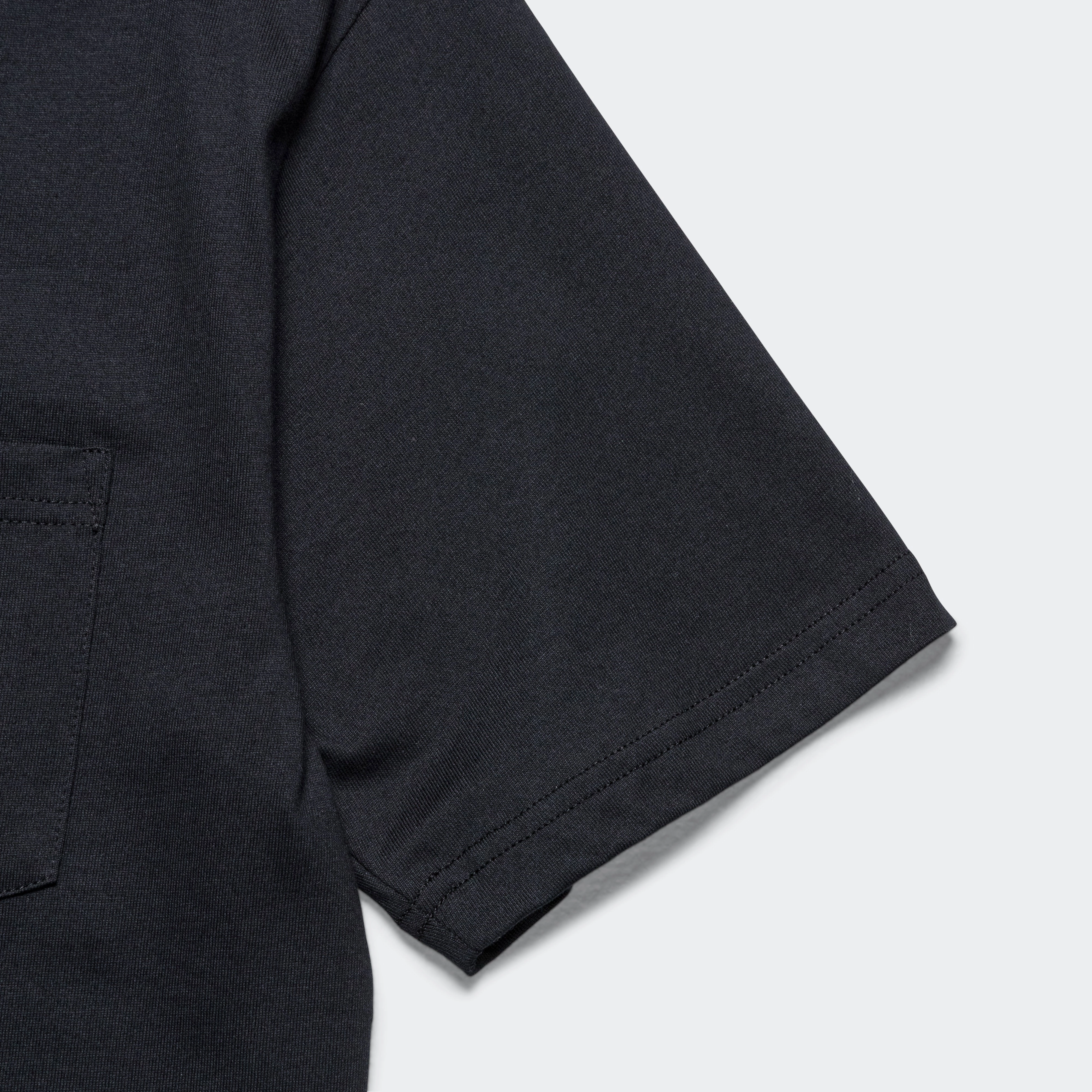 Johannes Pocket T-Shirt - Black Solid color purity