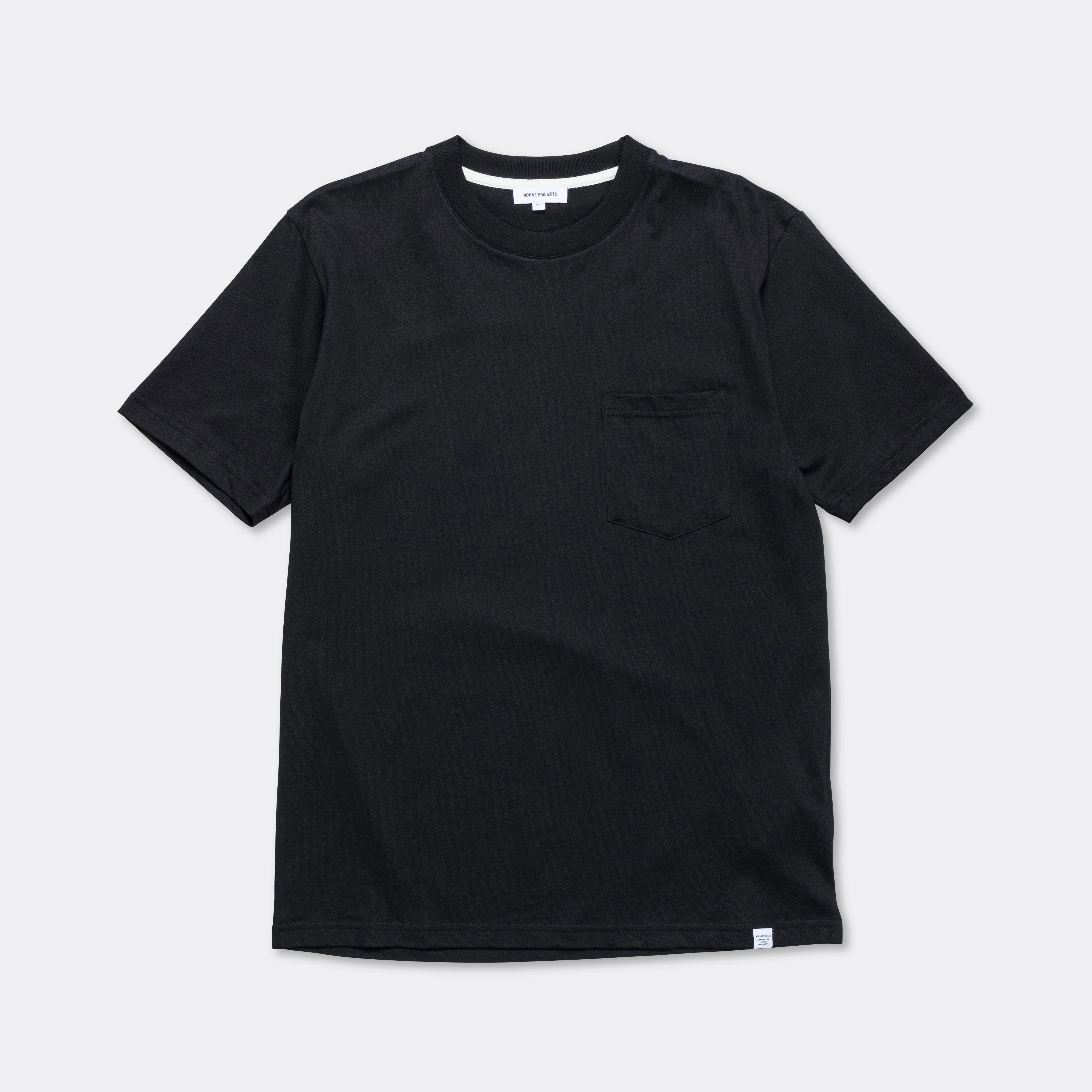Eco Friendly Dyes Johannes Pocket T-Shirt - Black