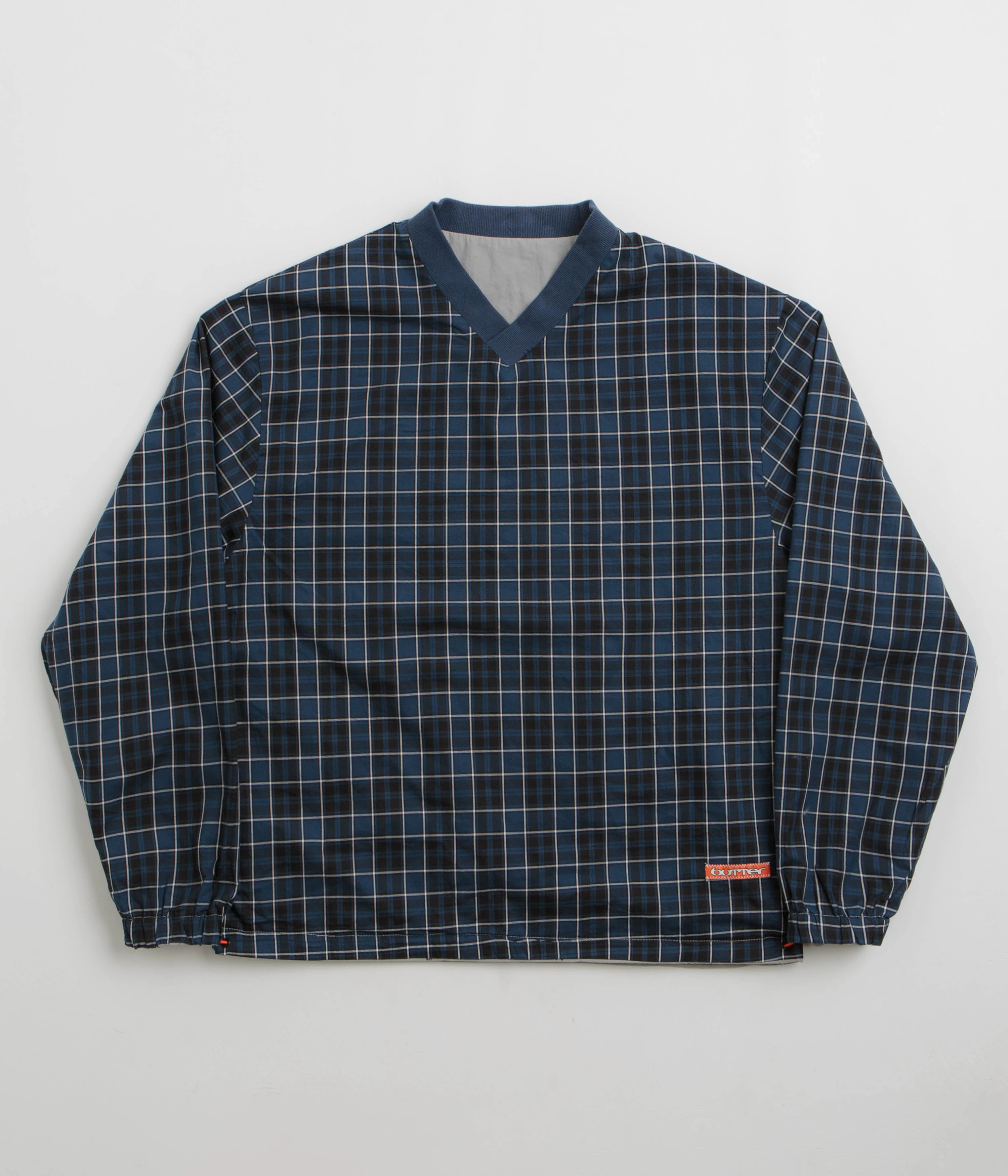 All-Purpose Jacket Hope Butter Goods Reversible Dugout Pullover Jacket - Grey / Navy