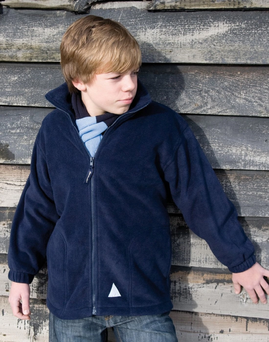 Junior Full Zip Active Fleece Jacket | BLACK Winter Gear