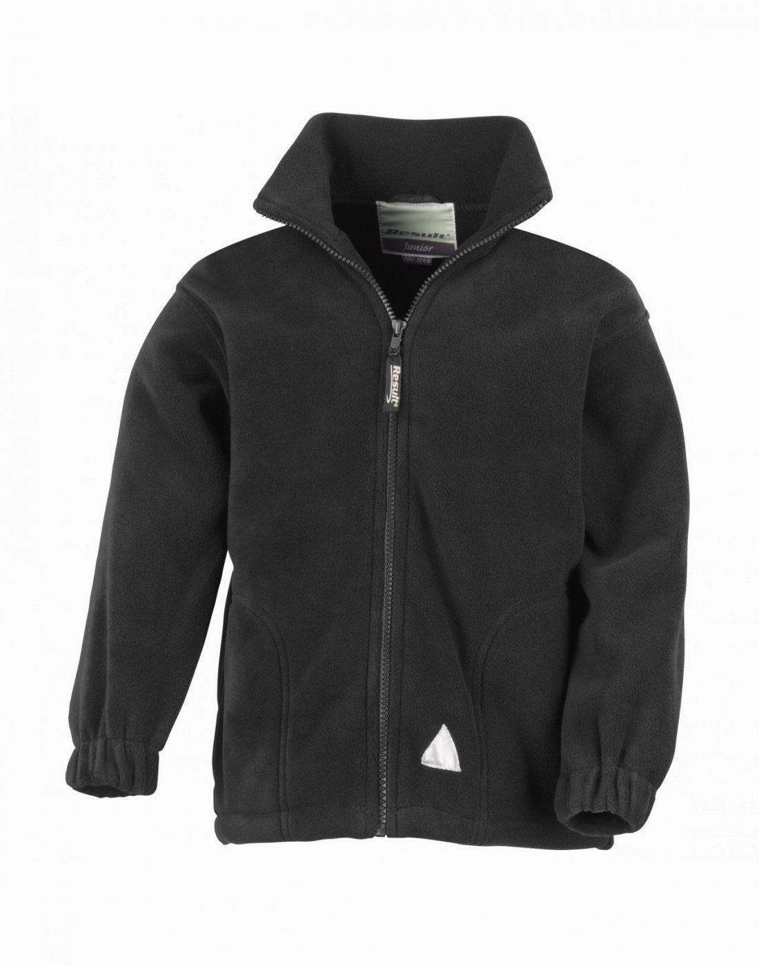 Essential Gear Transitional Wear Junior Full Zip Active Fleece Jacket | BLACK
