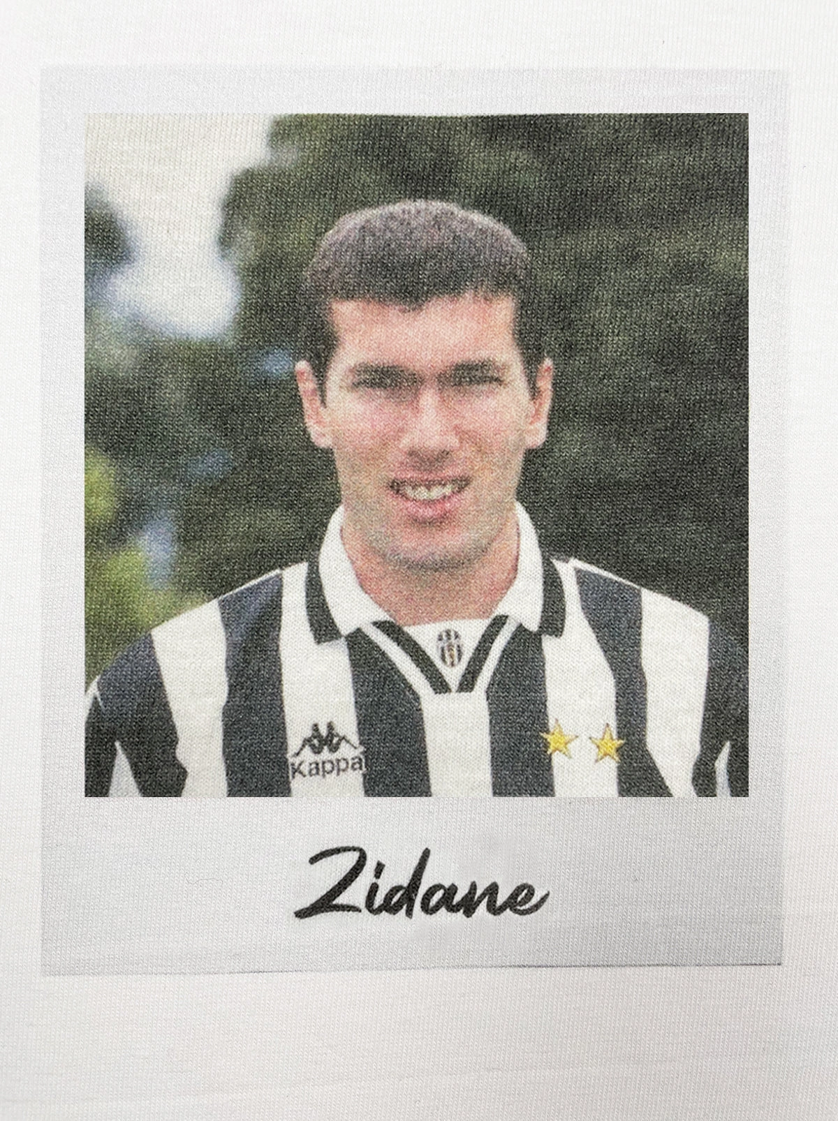 Pocket Design Anti Static Fabric JUVE ZIDANE POLAROID TEE