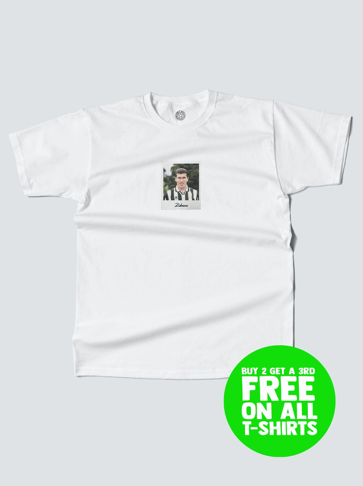 Non Toxic Materials JUVE ZIDANE POLAROID TEE