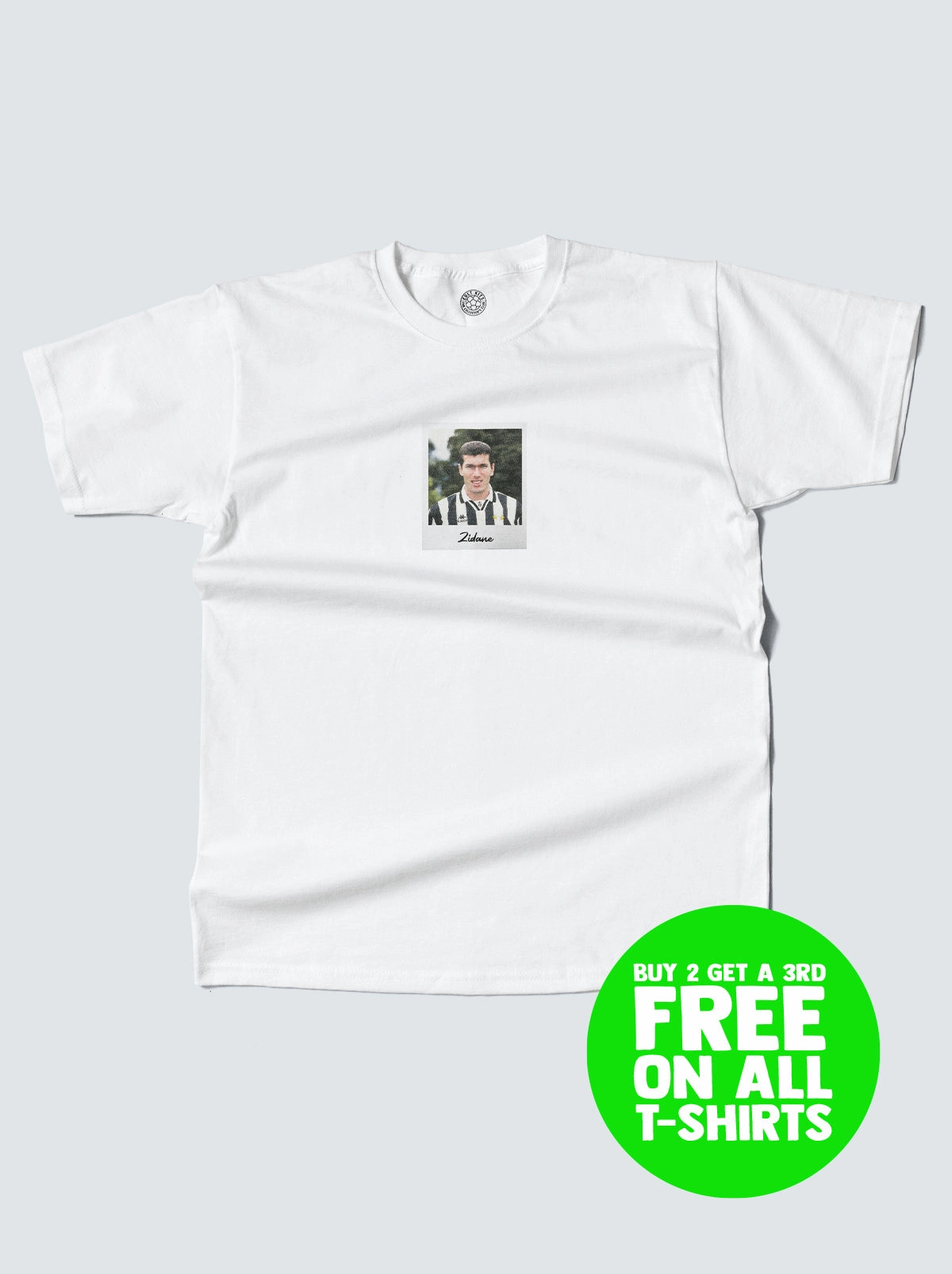 funky JUVE ZIDANE POLAROID TEE