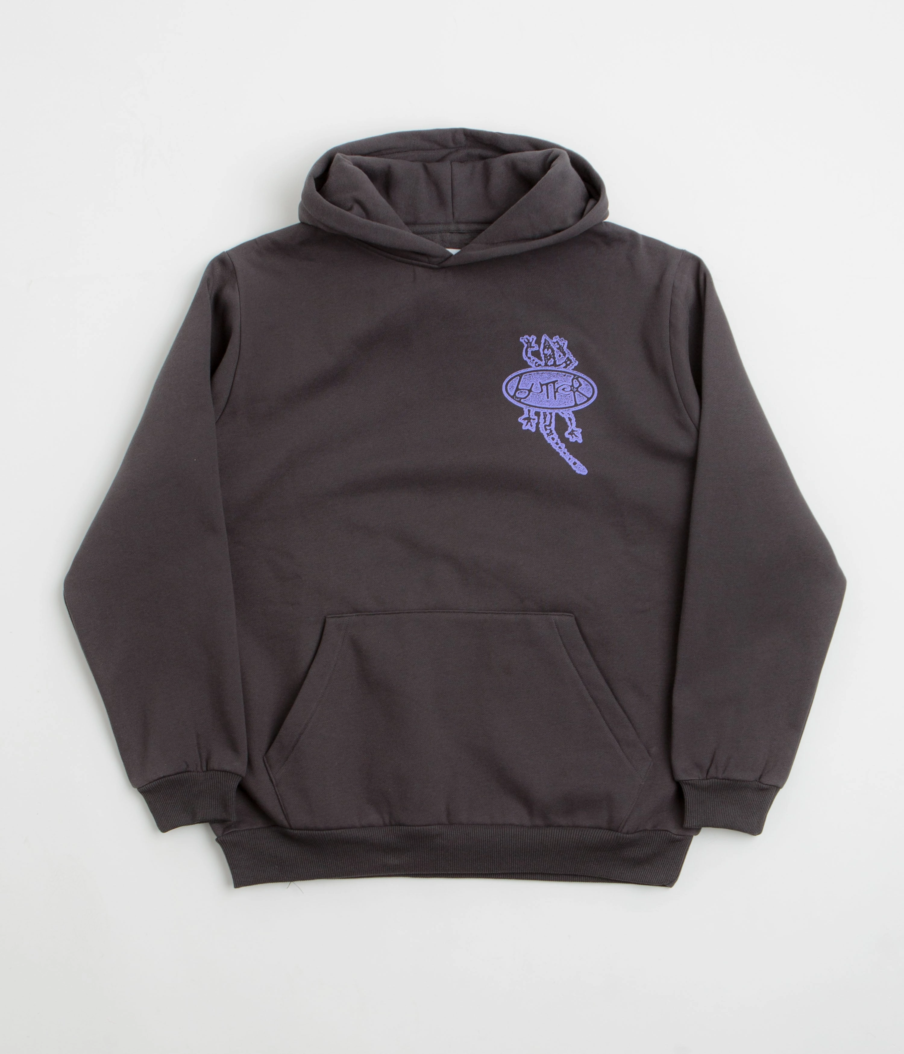 Butter Goods Wipeout Hoodie - Washed Black Weekend Style Soft Streetwear