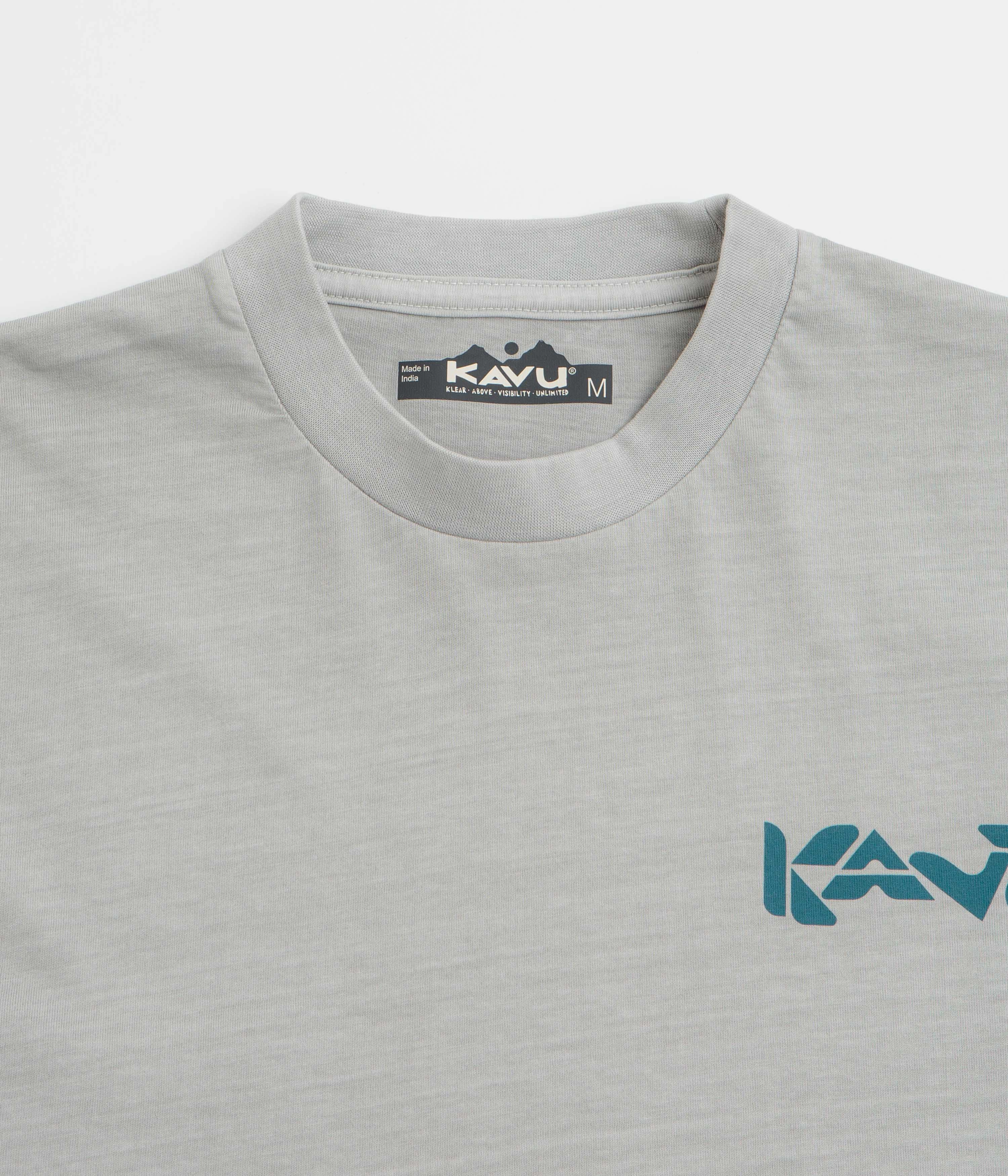 Stylish Look Kavu Cubed T-Shirt - Ultimate Grey