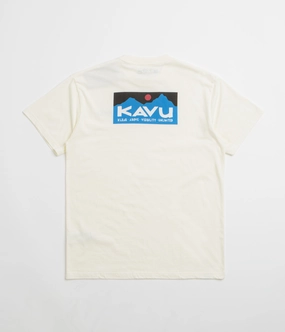 Ergonomic Cut Kavu Klear Above Etch Art T-Shirt - Off White