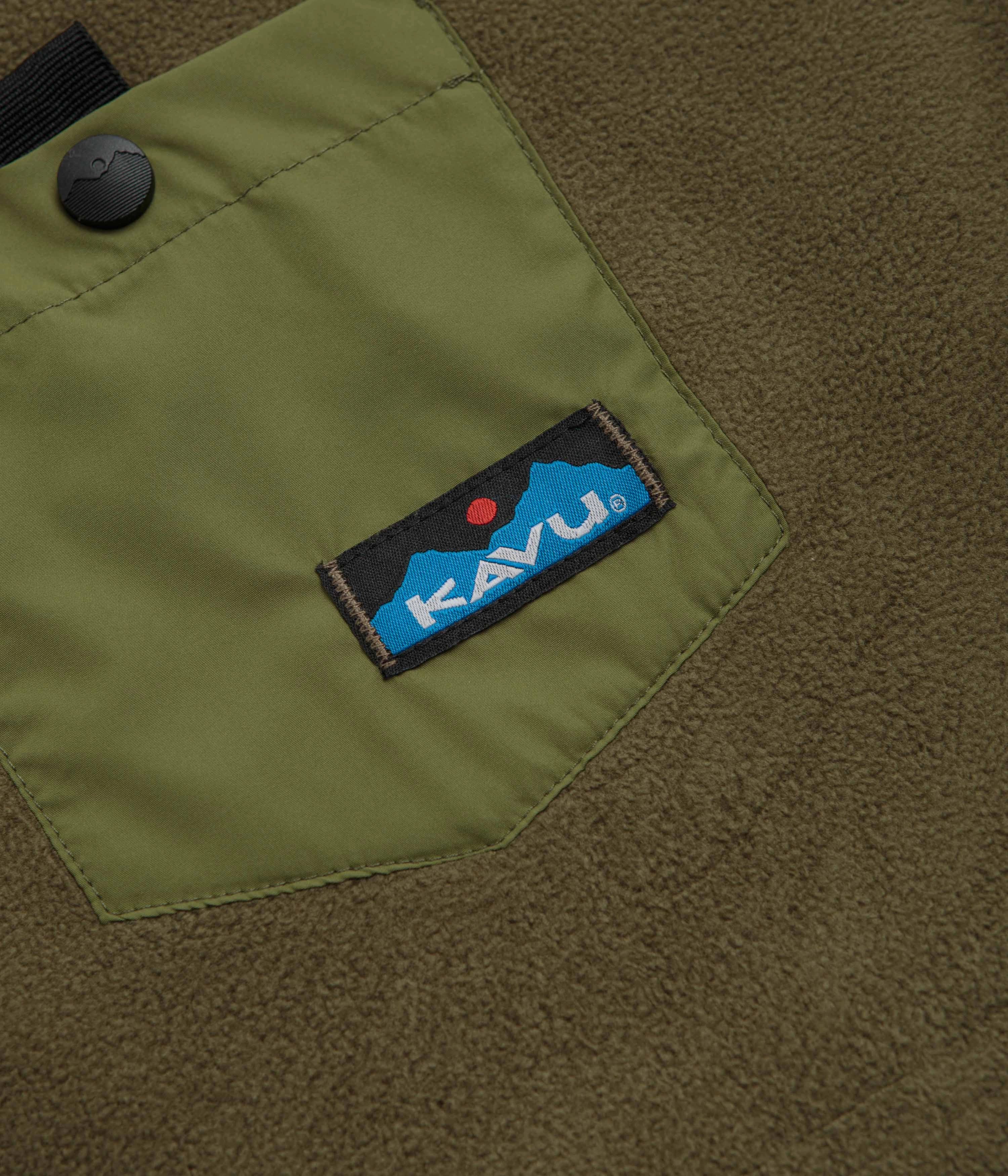 Kavu Teannaway Fleece - Evergreen Comfy Look