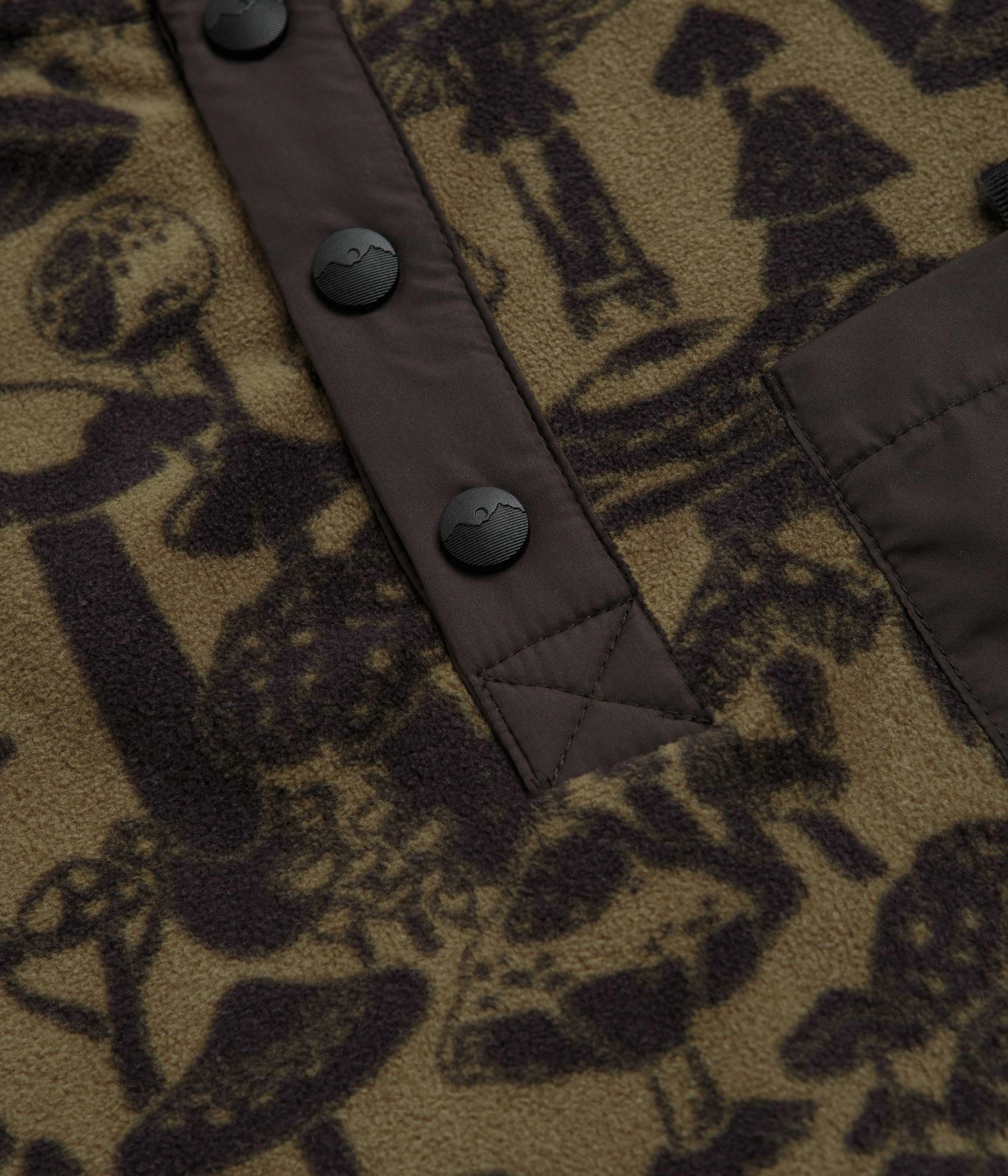 Kavu Teannaway Fleece - Mushroom Seeker Low Temp