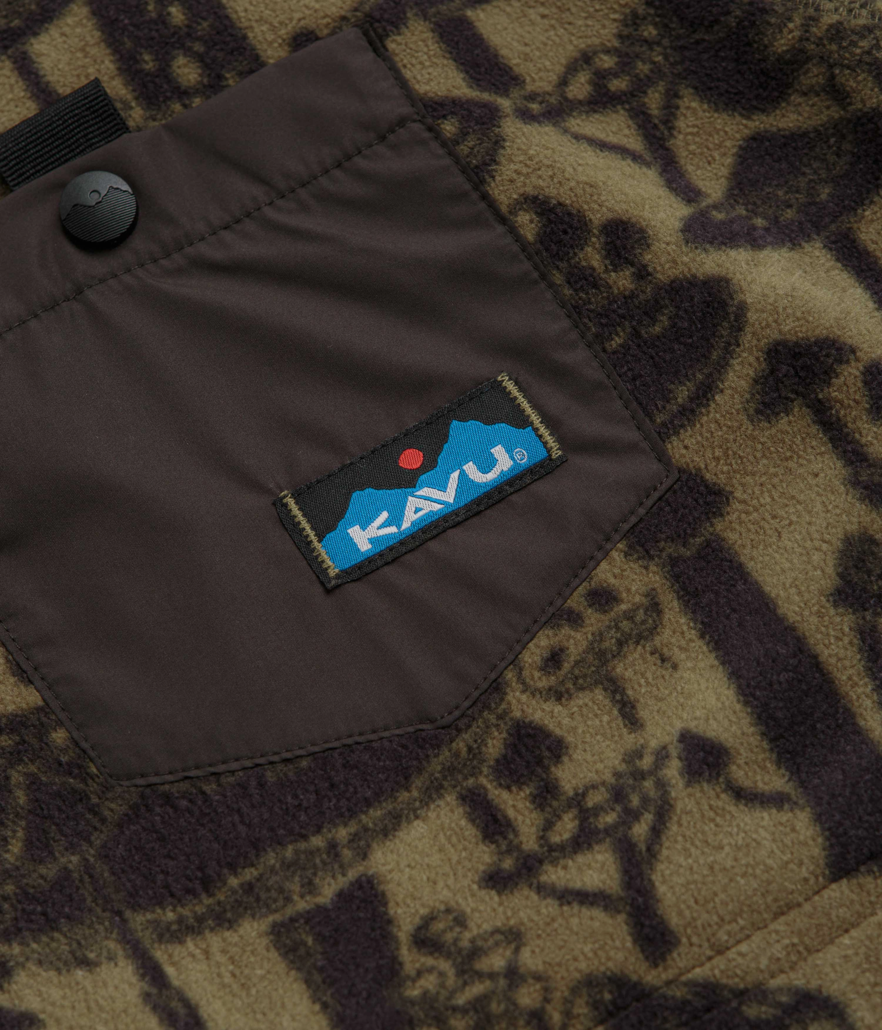 Winter Commute Daily Comfort Kavu Teannaway Fleece - Mushroom Seeker
