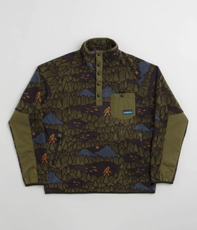 Loop Back Construction Kavu Teannaway Fleece - Sasquatch Night