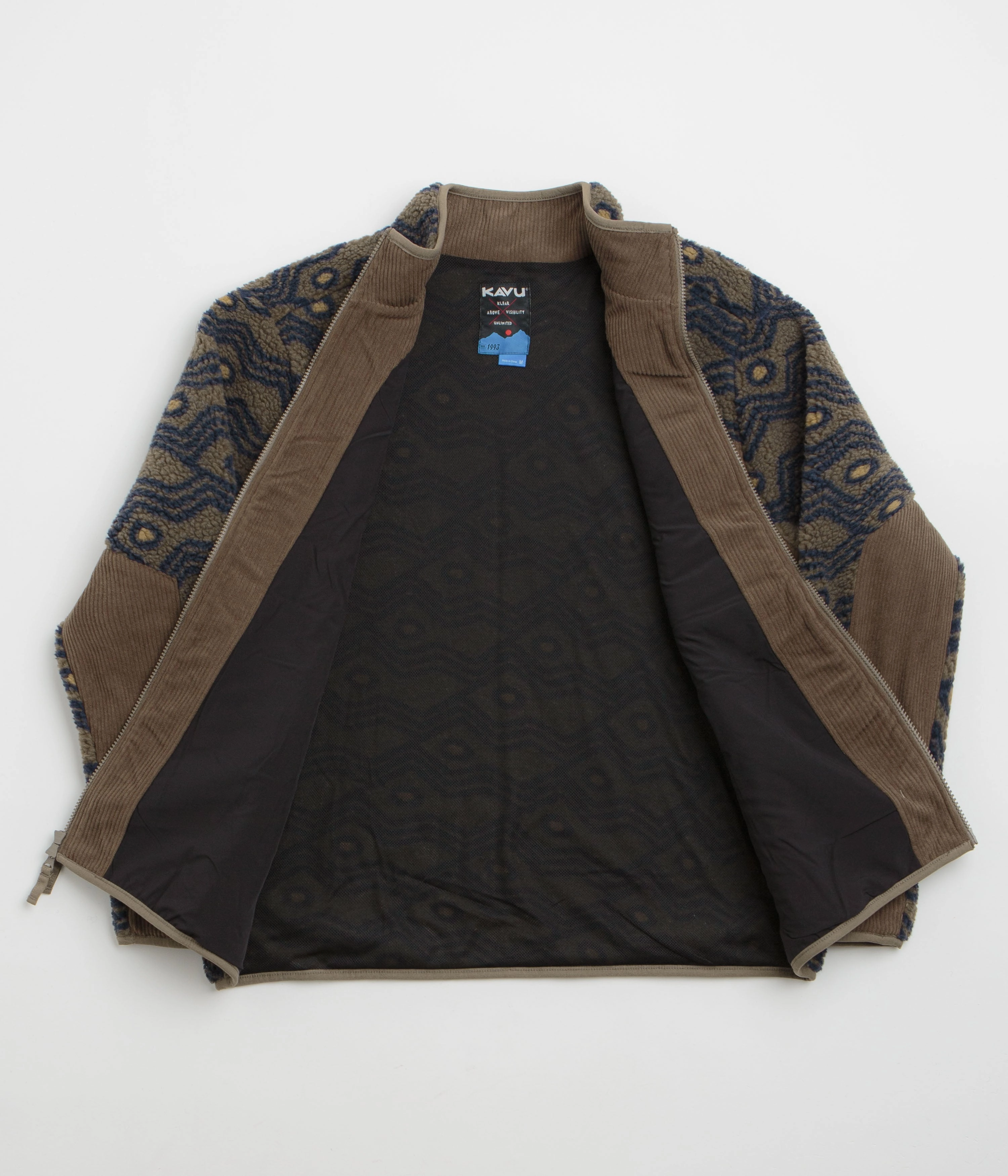 Essential Fit Classic Style Kavu Wayside Fleece - Walnut Mountain
