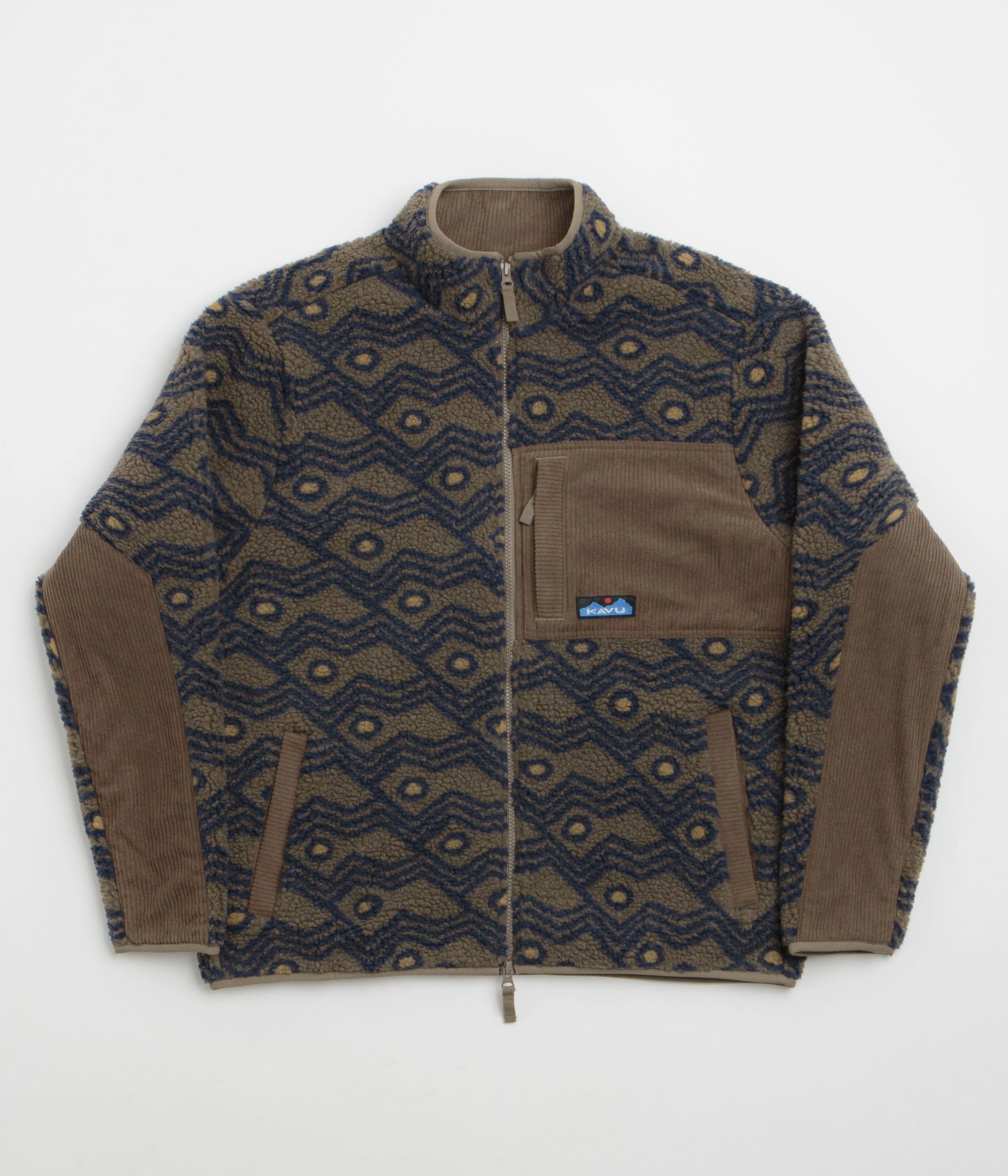 Kavu Wayside Fleece - Walnut Mountain Transitional Wear Seasonal Staple