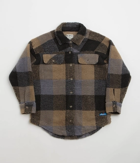 Report Generation Kavu Womens Northern Sky Shirt Jacket - Nightshade Plaid