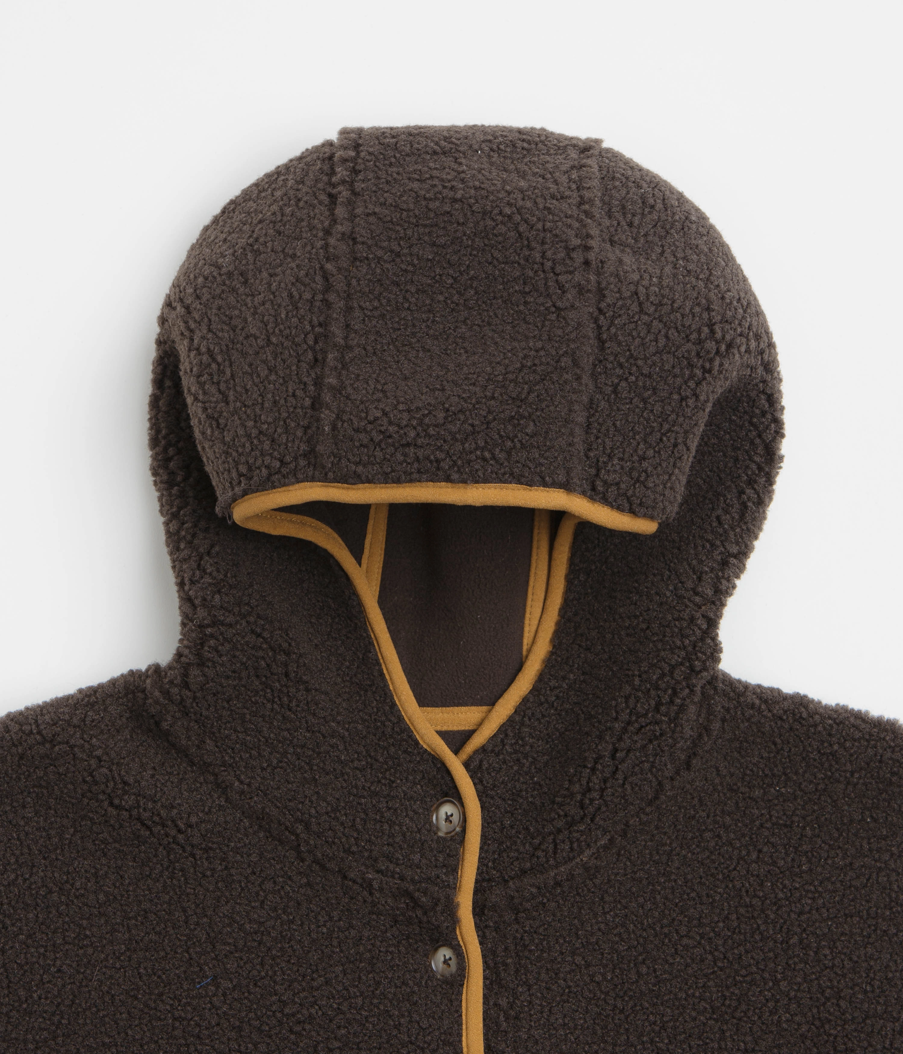 Kavu Womens Roselake Hooded Fleece - Coffee Laidback Weekend Minimal Look