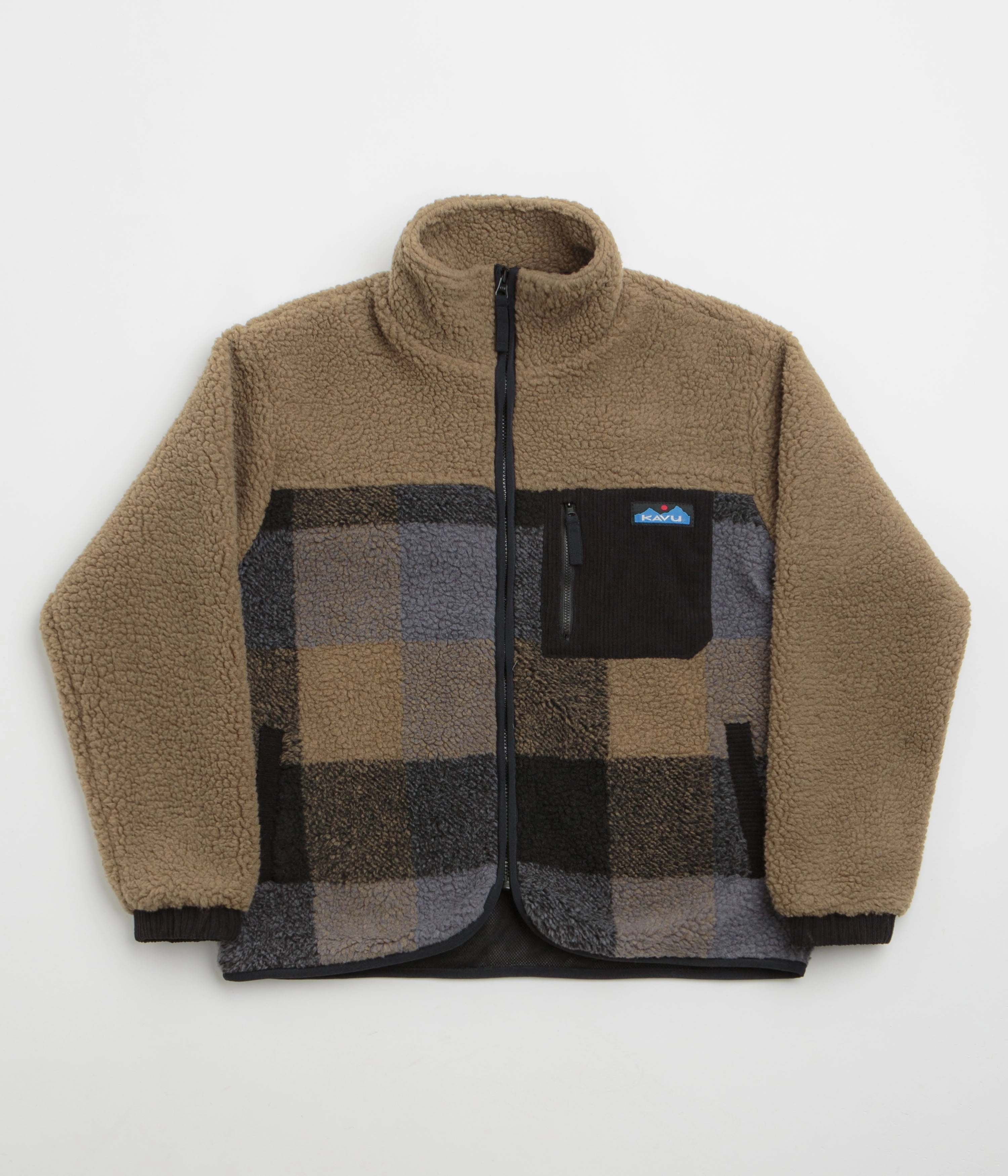 Kavu Womens Willow Creek Fleece - Nightshade Plaid Non Irritating Seams