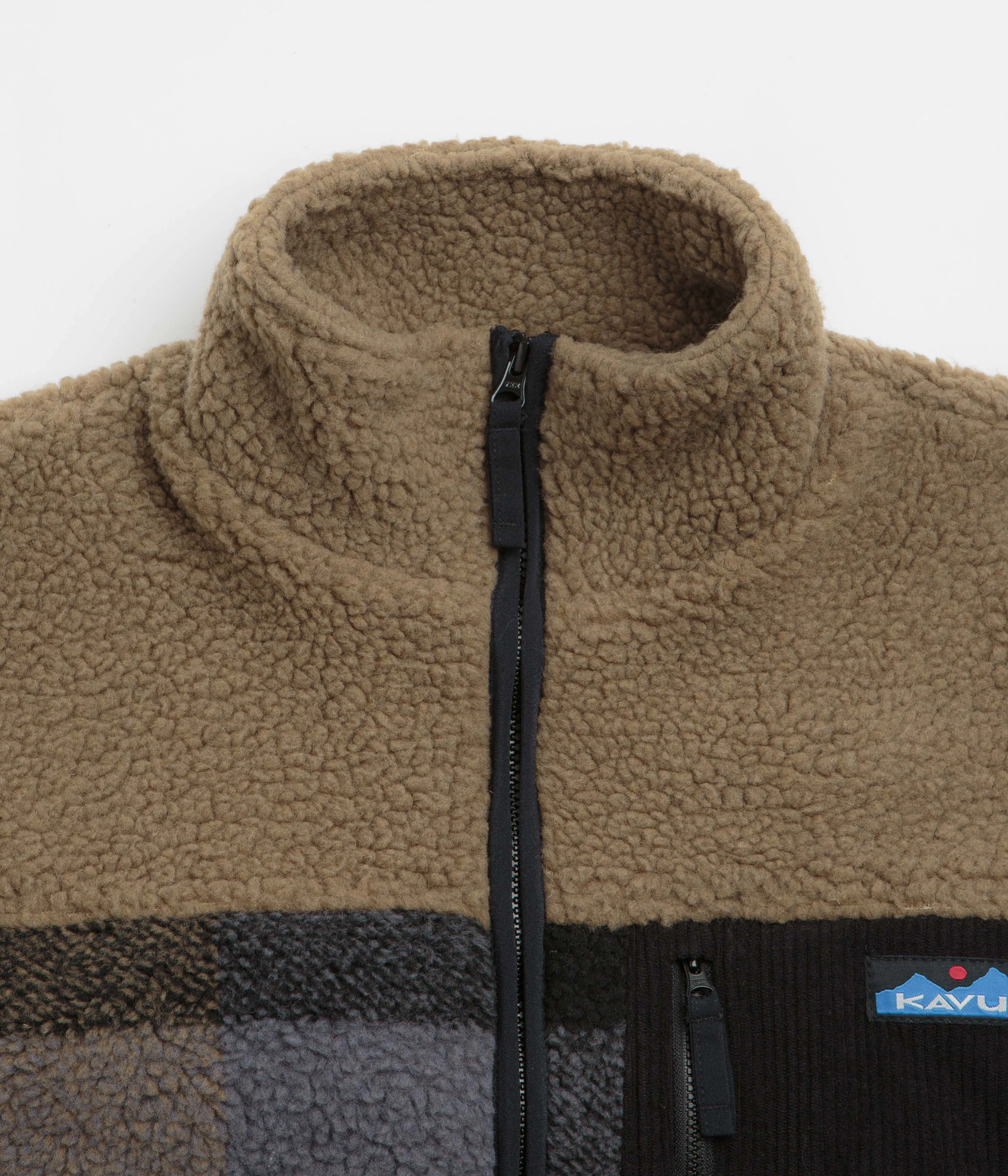 Kavu Womens Willow Creek Fleece - Nightshade Plaid Clean Fit