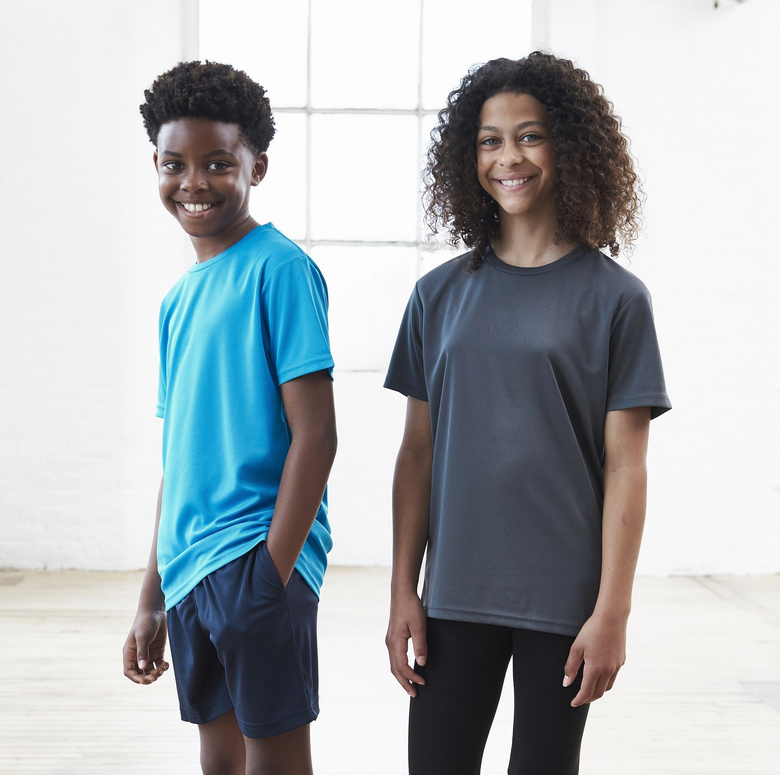 Soft Feel Kids Cool T | JET BLACK