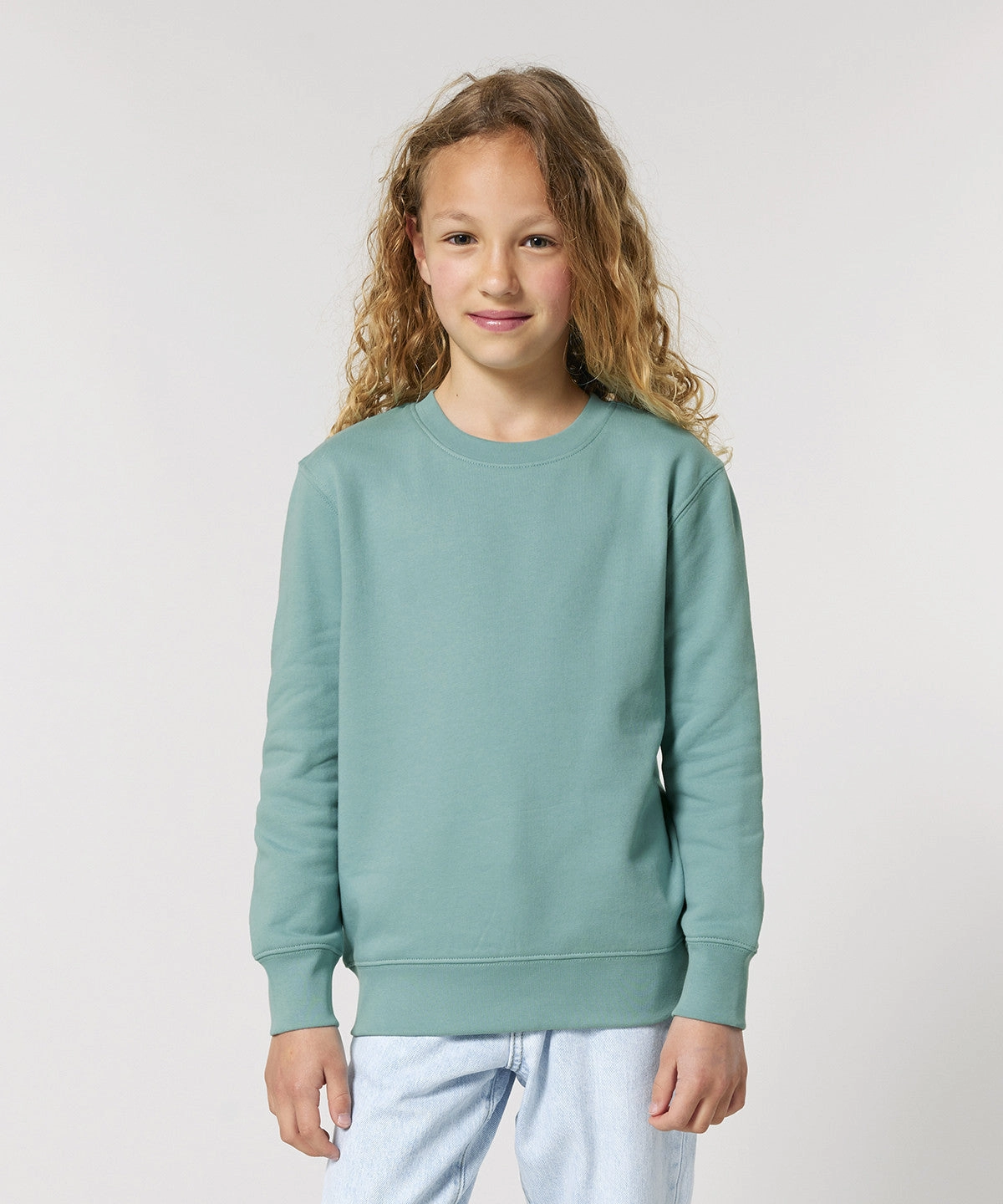 Comfort Apparel Kids Mini Changer 2.0 iconic Crew Neck Sweatshirt | BLACK