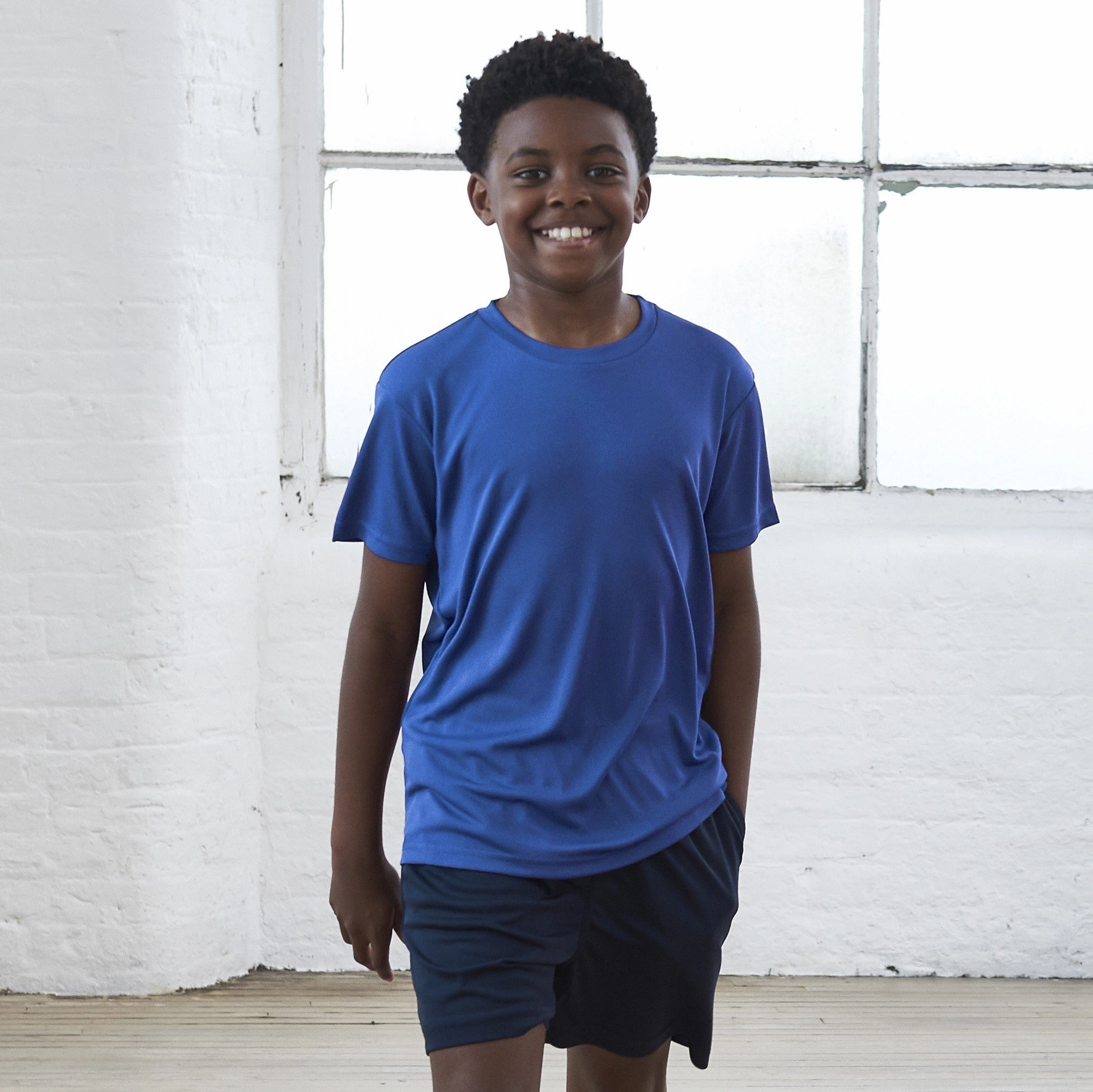 Casual Essential Kids Recycled Cool T-Shirt | ARCTIC WHITE