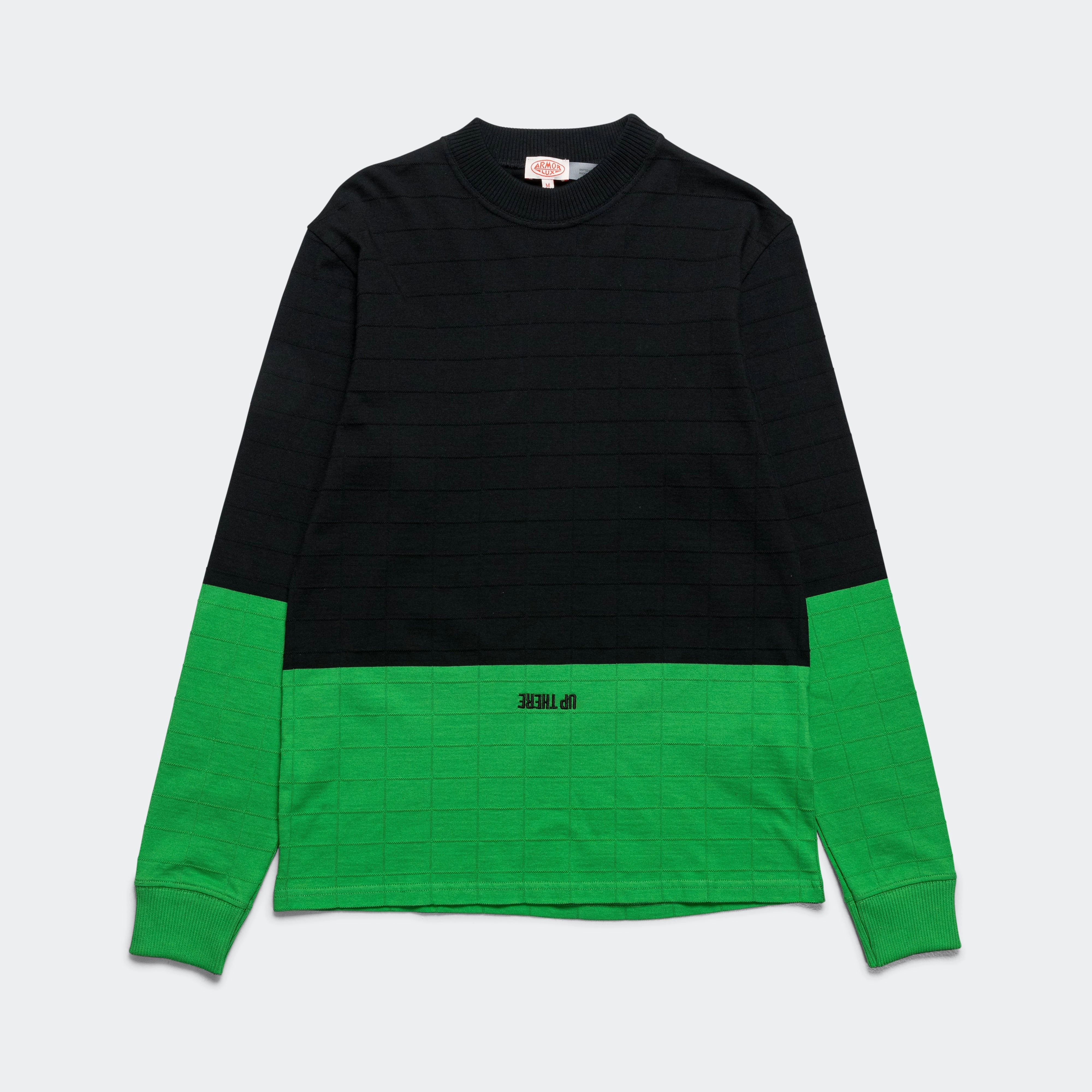 Urban Comfort Crewneck x UP THERE - Black/Fern Green