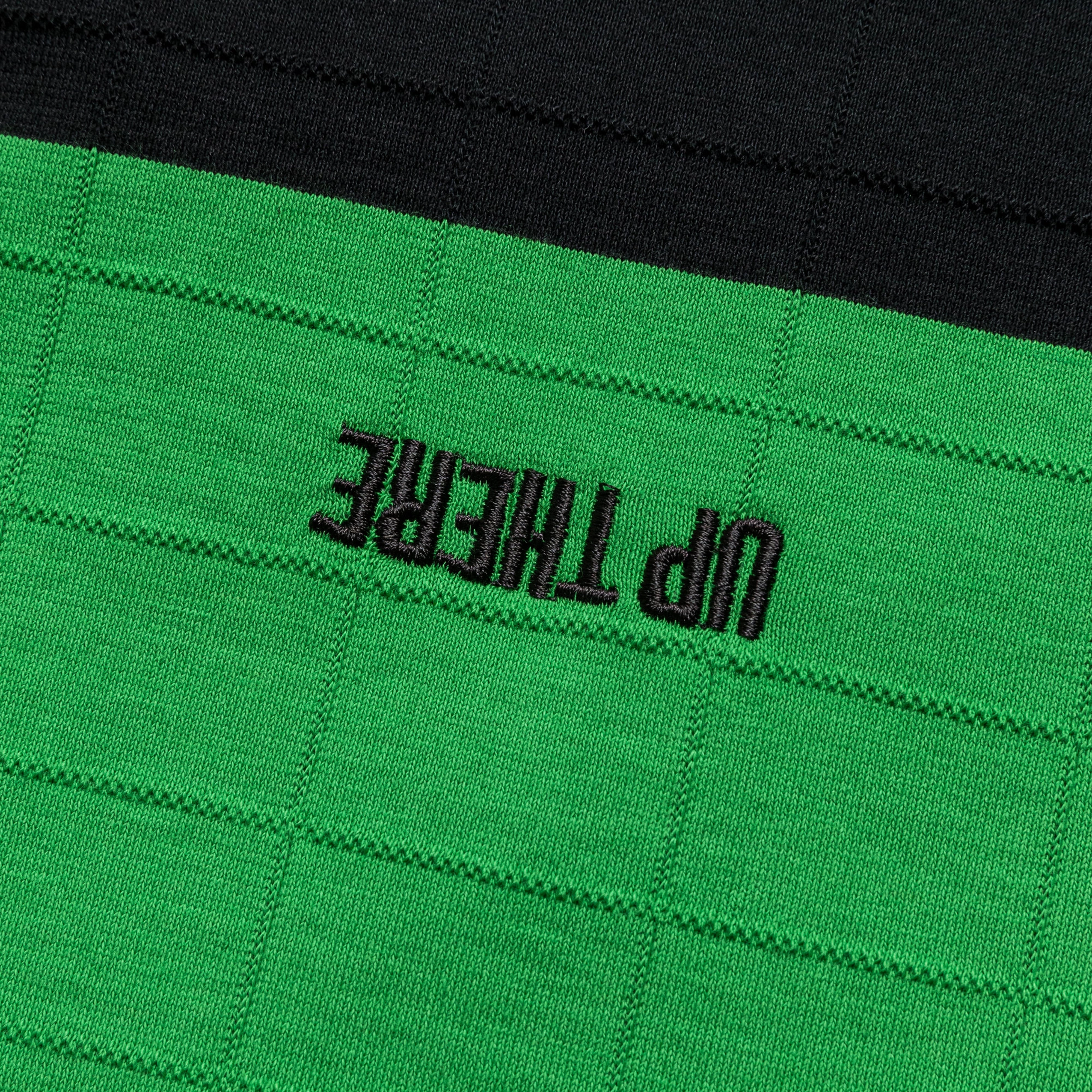 Crewneck x UP THERE - Black/Fern Green product polka dot playfulness product gift worthy appeal