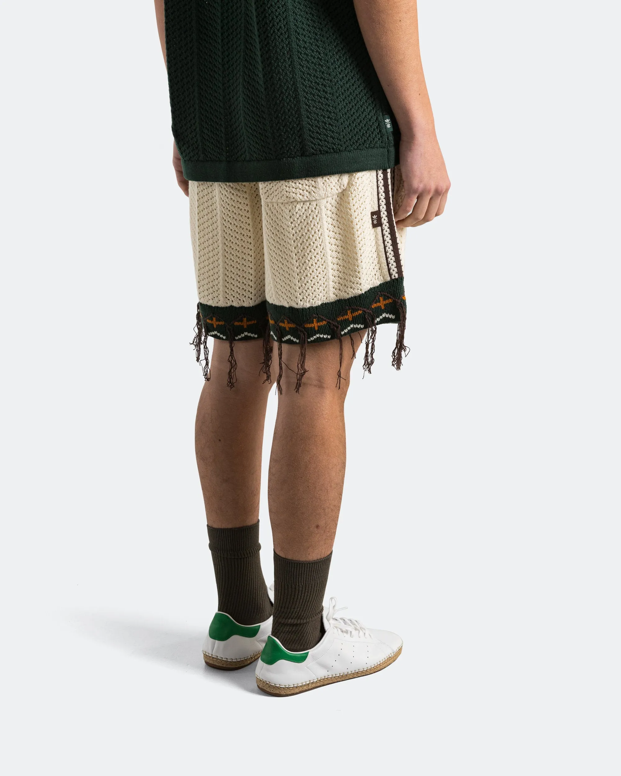 Knit Shorts by Edison Chen x CLOT - Cream White Sporty Vibes