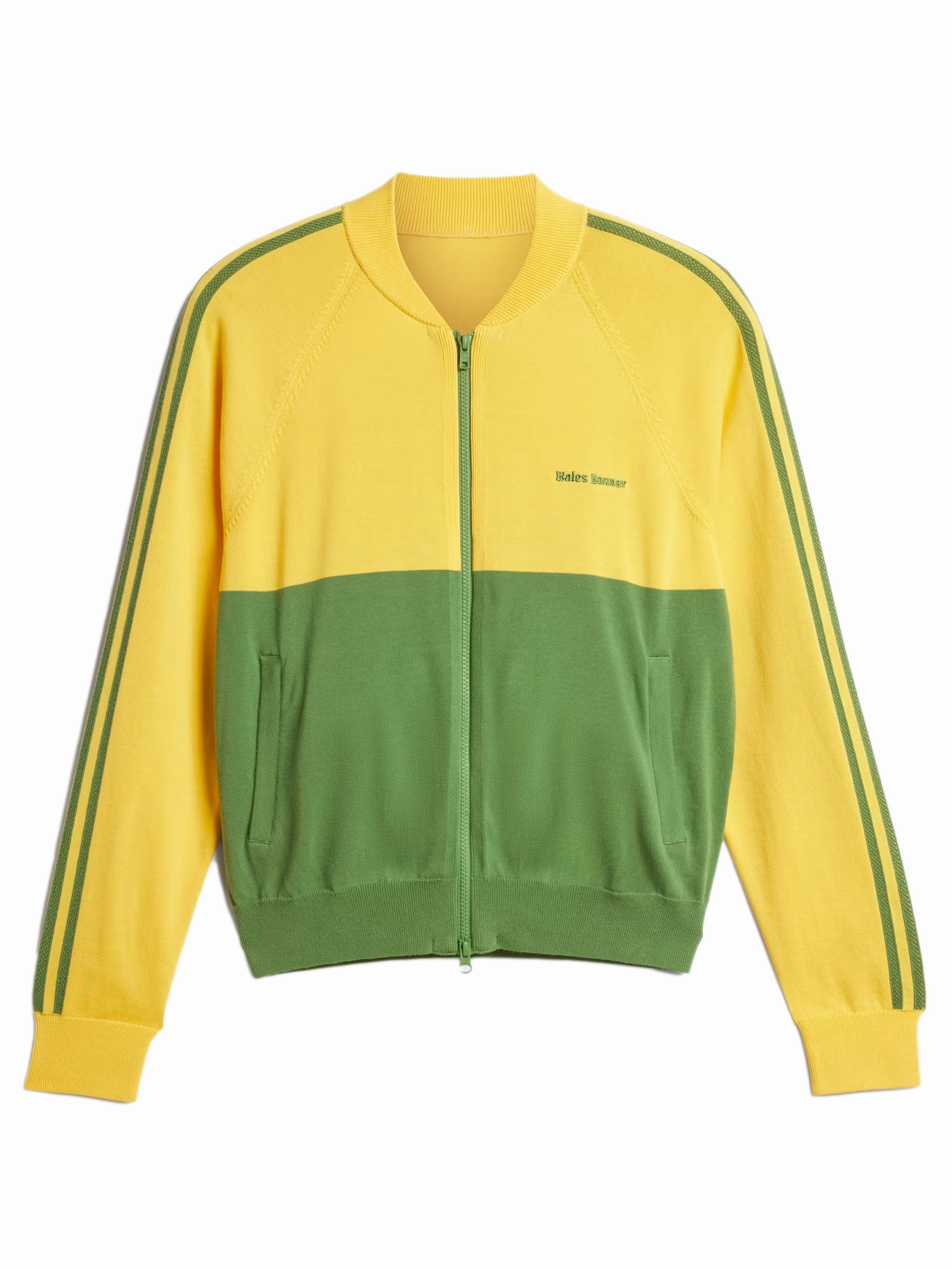 Knit Track Top - Bold Gold/Crew Green suburban residents City Layer